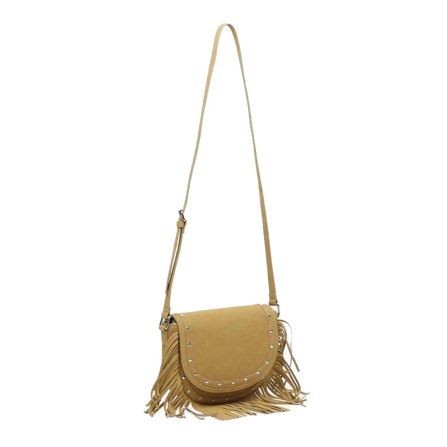 Firetrap Studded Suede Crossbody Bag