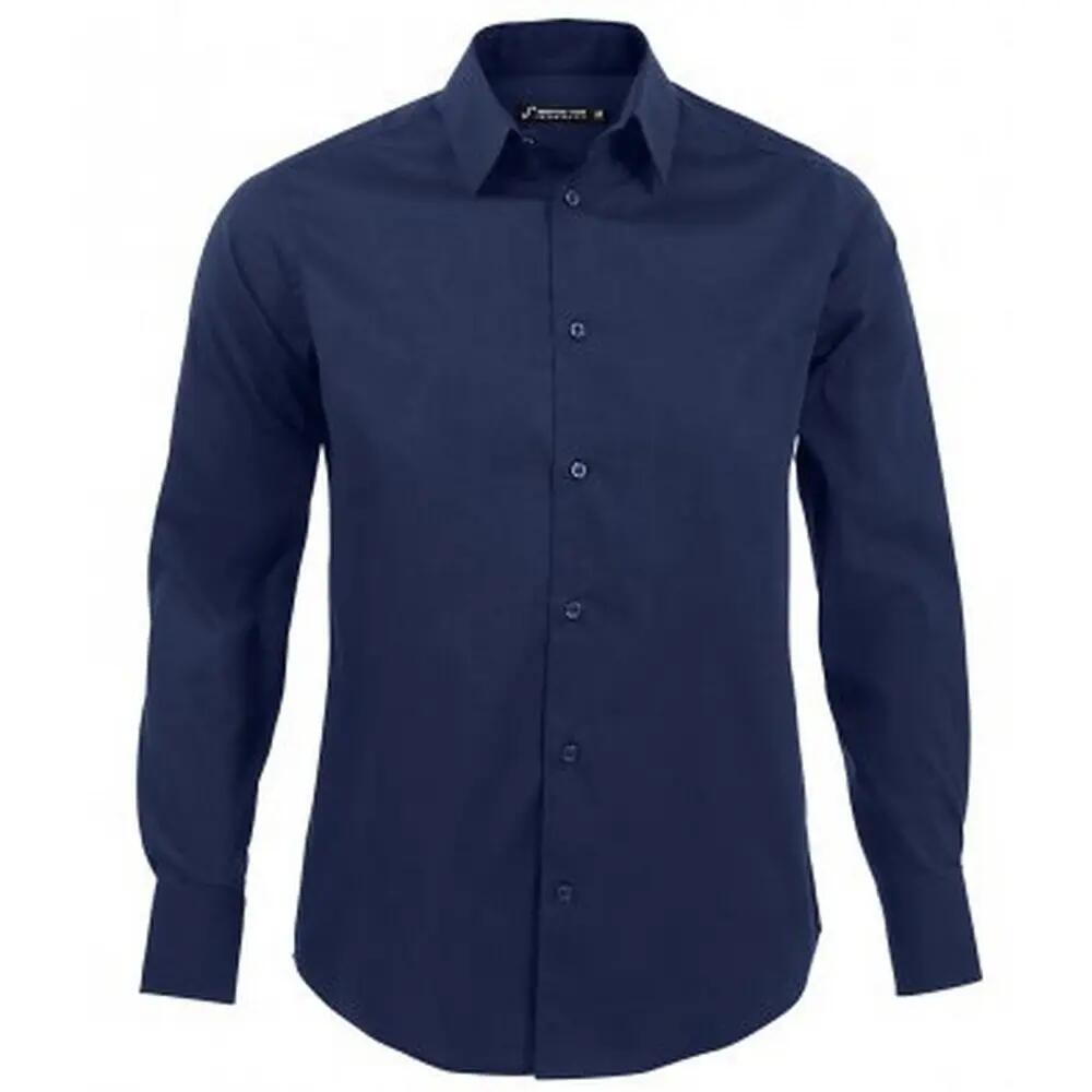 SOLS Mens Brighton Long Sleeve Fitted Work Shirt