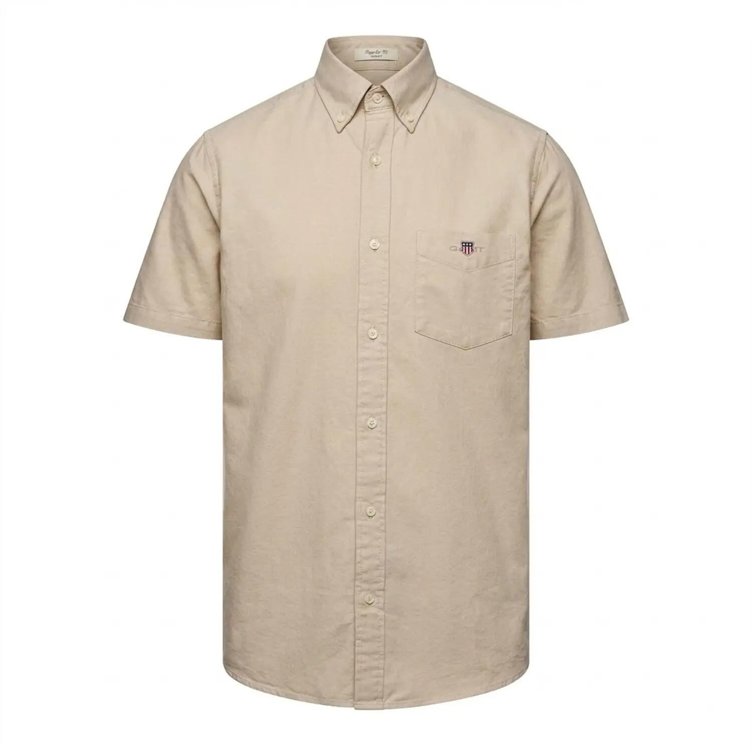 Gant Mens Oxford Regular Short-Sleeved Shirt