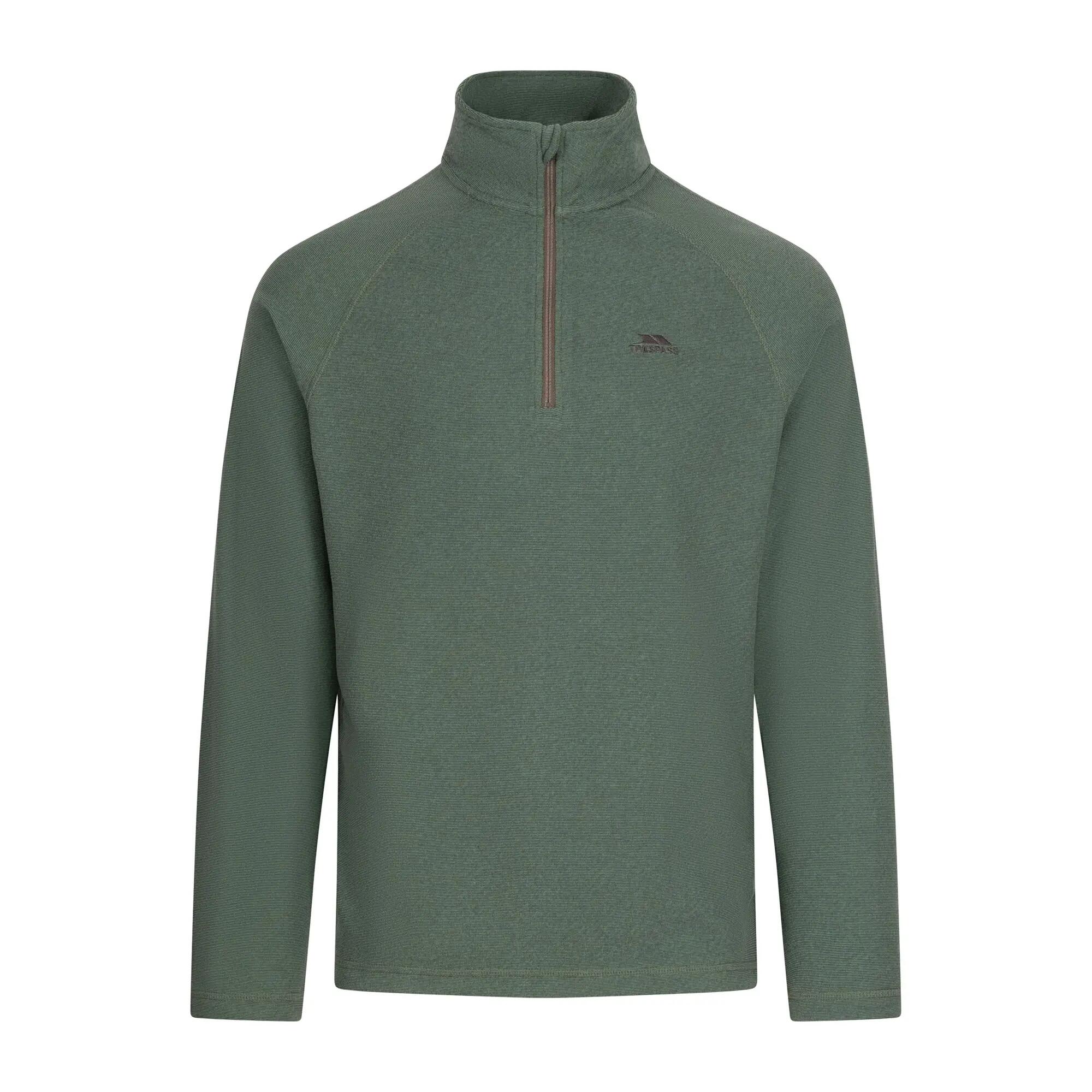 Trespass Mens Keynote Anti Pilling 1/4 Zip Fleece Top