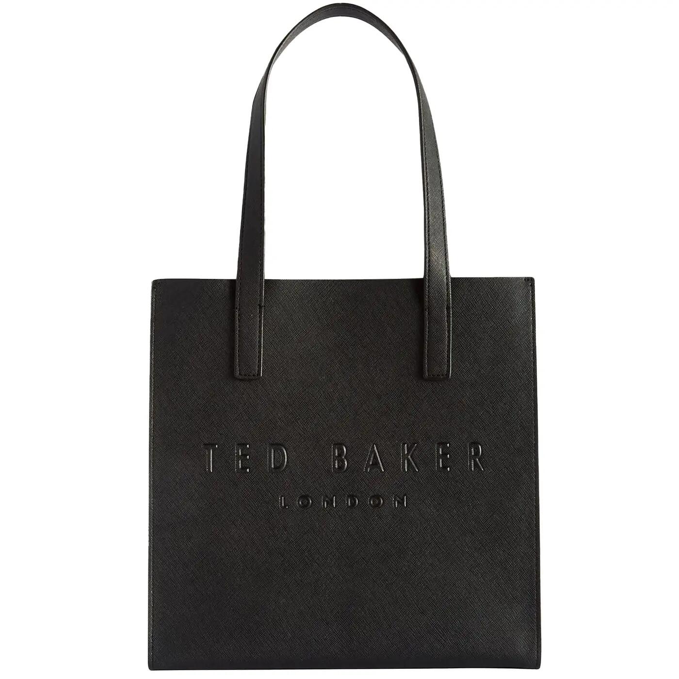 Ted Baker Soocon Logo Faux Leather Shopper Bag