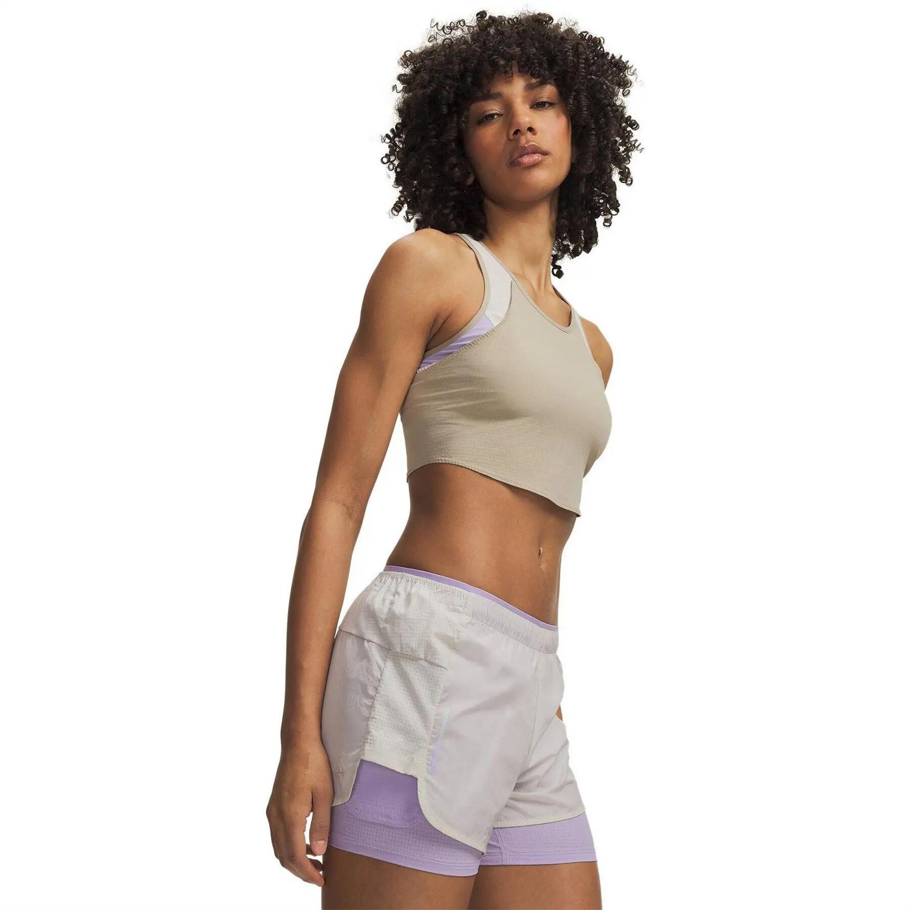 Under Armour Womens/Ladies Trail Run Cropped Tank Top