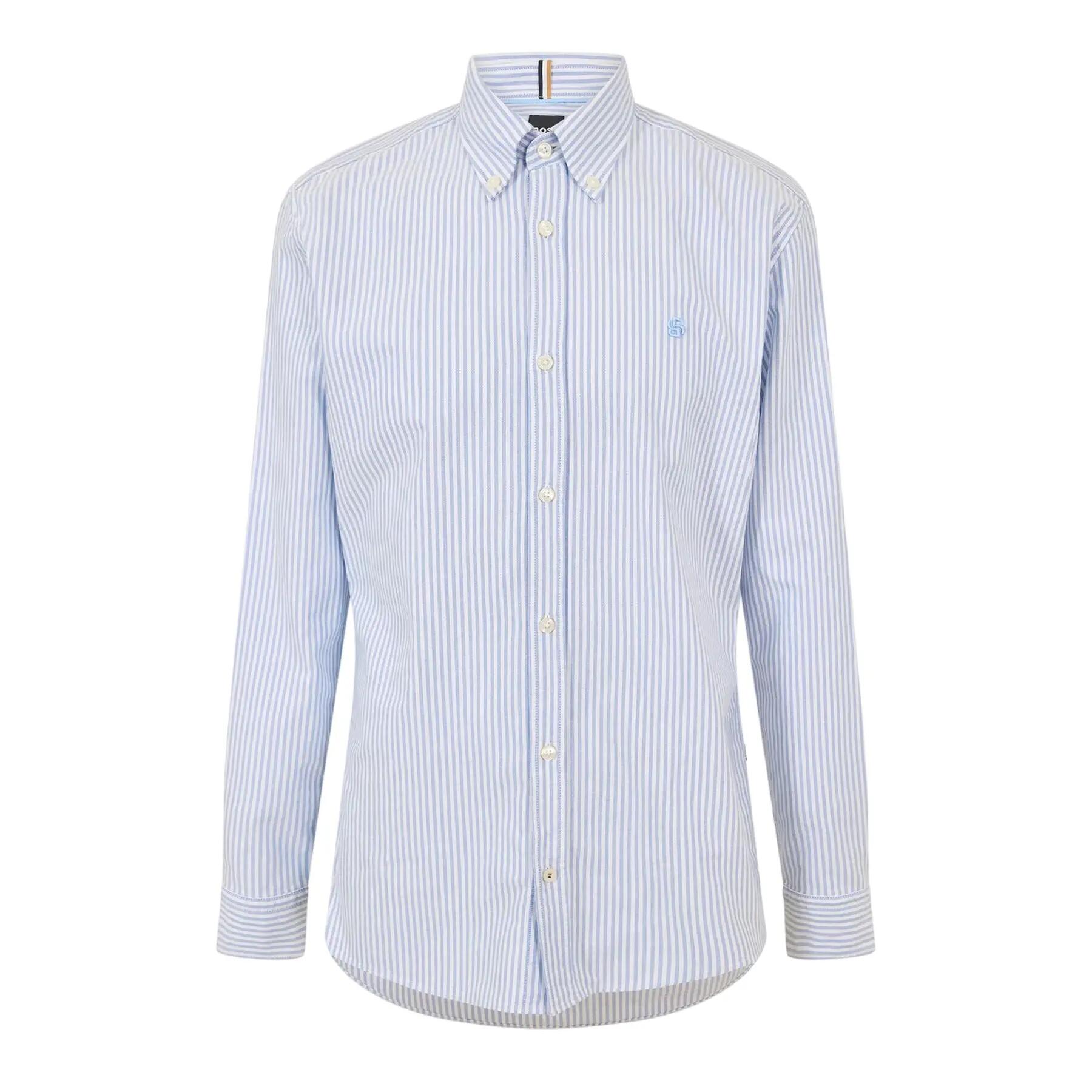 Boss Mens H-Roan Oxford Long-Sleeved Button-Down Shirt