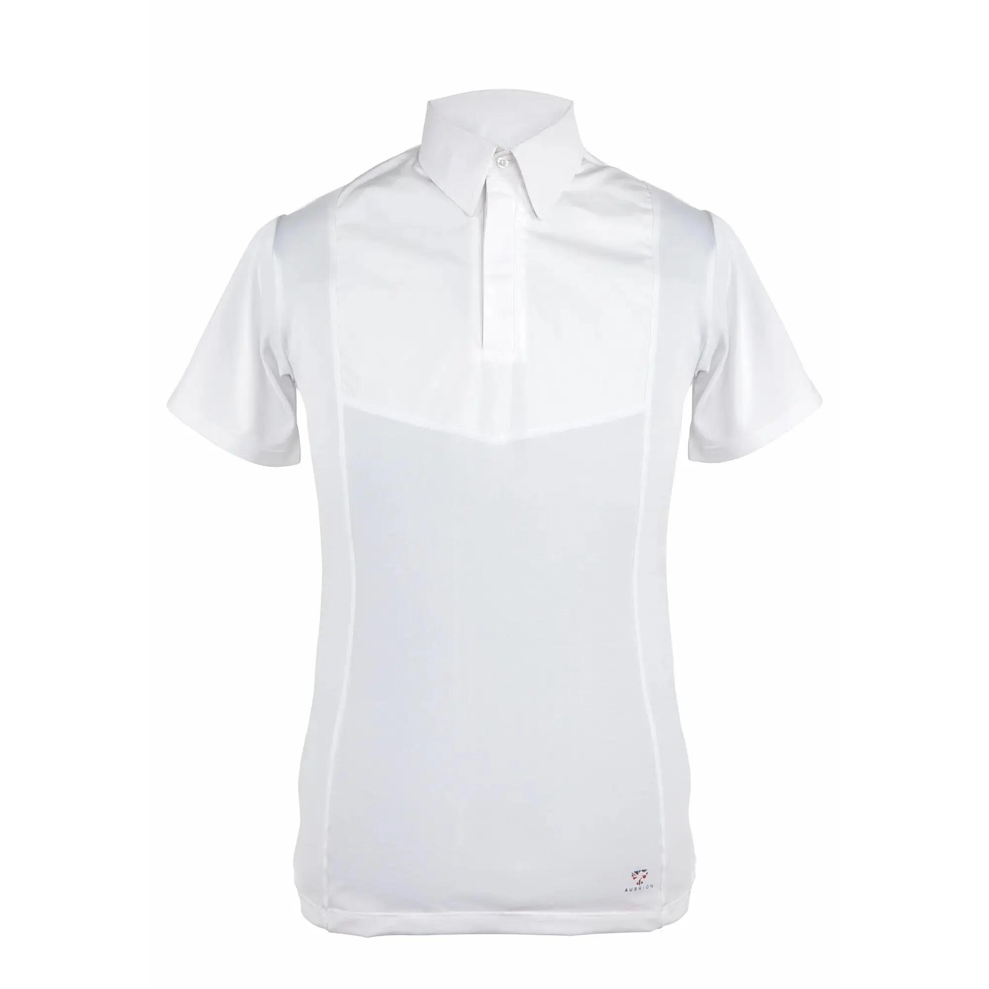 Aubrion Mens Tie Keeper Short-Sleeved Shirt