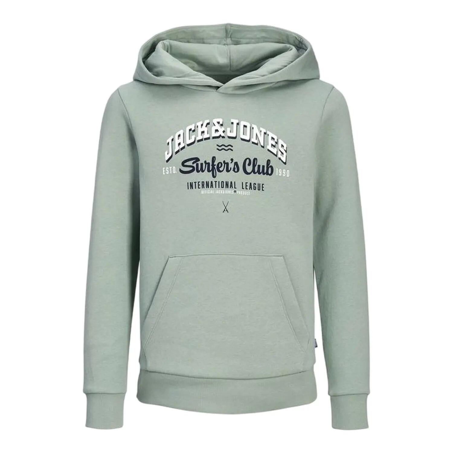 Jack And Jones Boys Surfers Club Logo Hoodie