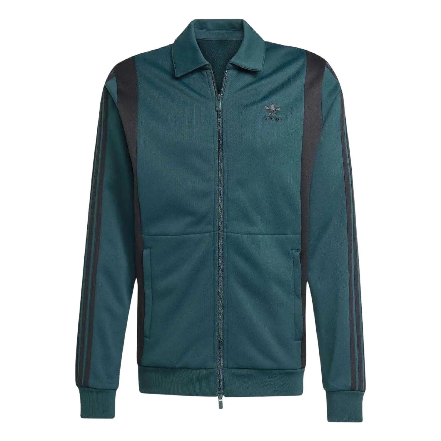 Adidas Mens Adicolor Colour Block Recycled Polyester Regular Track Top