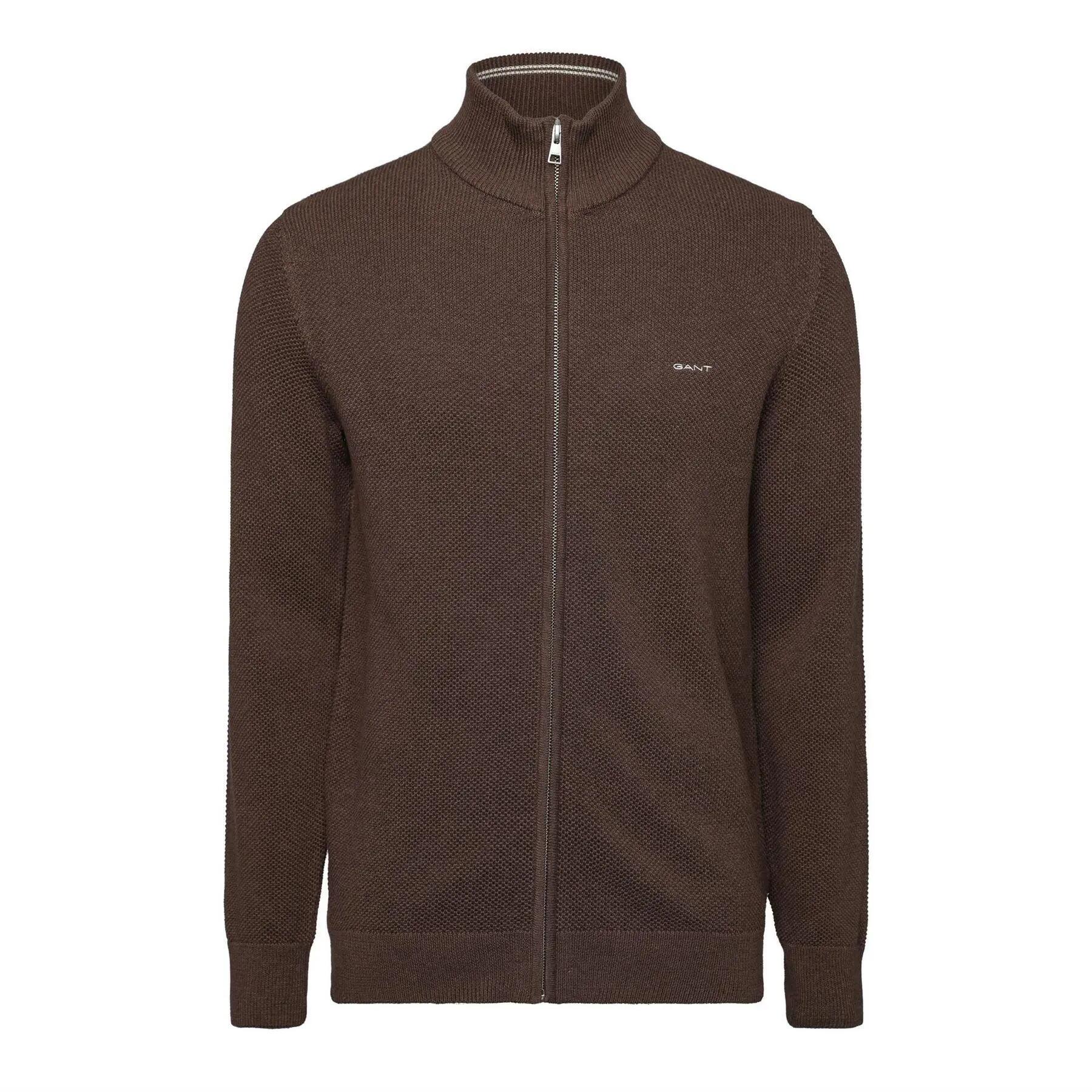 Gant Mens Pique Cardigan
