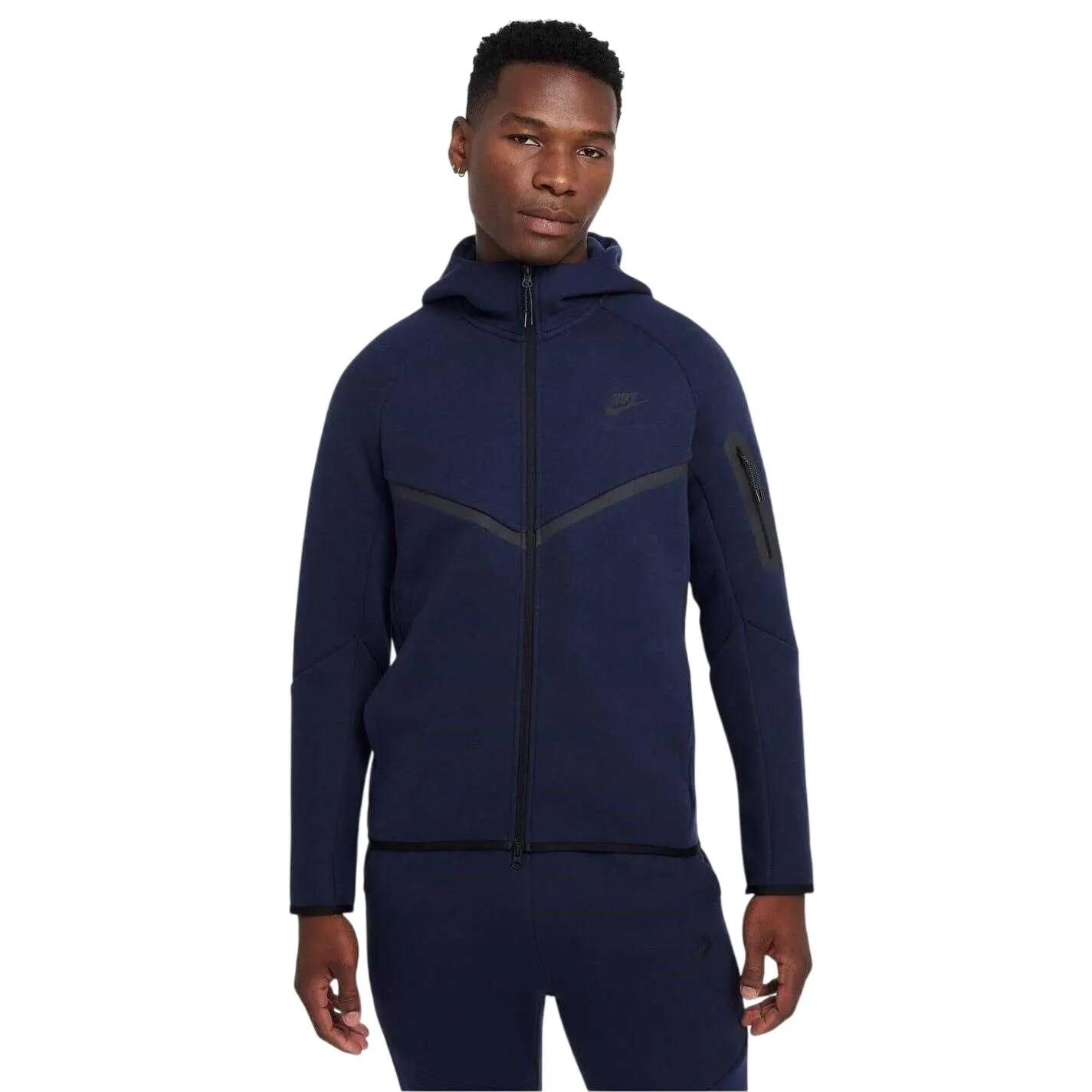 Nike Mens Tech Chevron Full Zip Hoodie