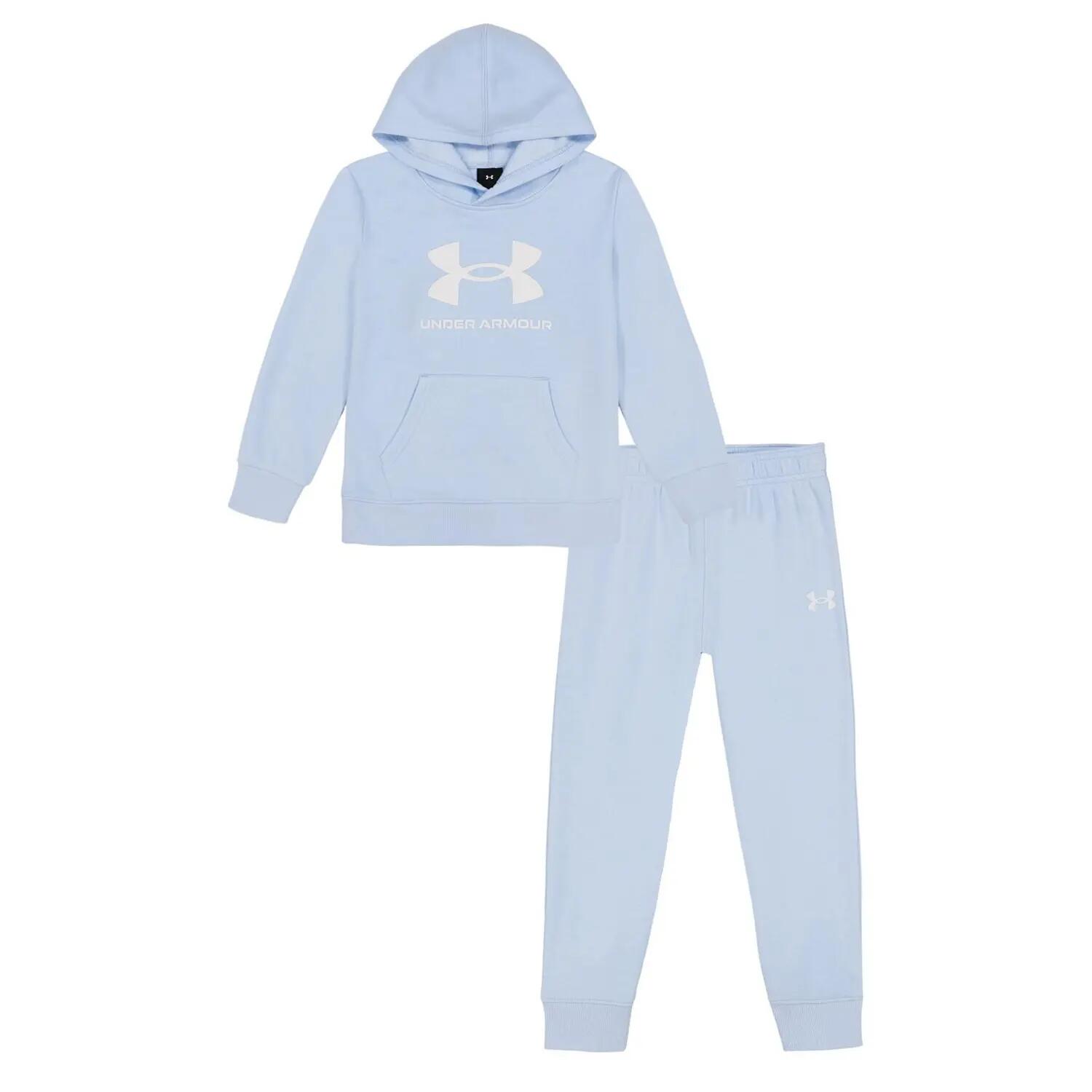 Under Armour Boys Big Logo Hoodie And Joggers Set