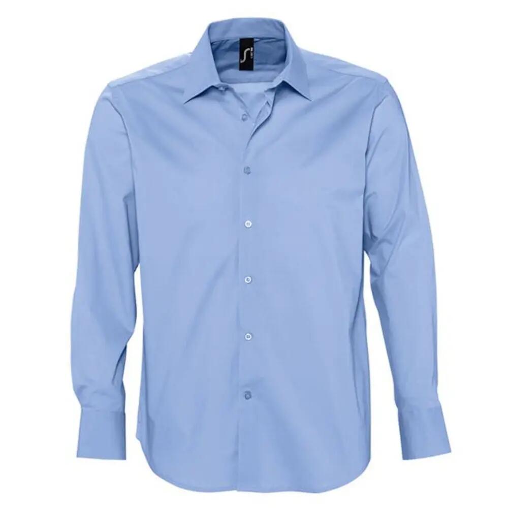 SOLS Mens Brighton Long Sleeve Fitted Work Shirt