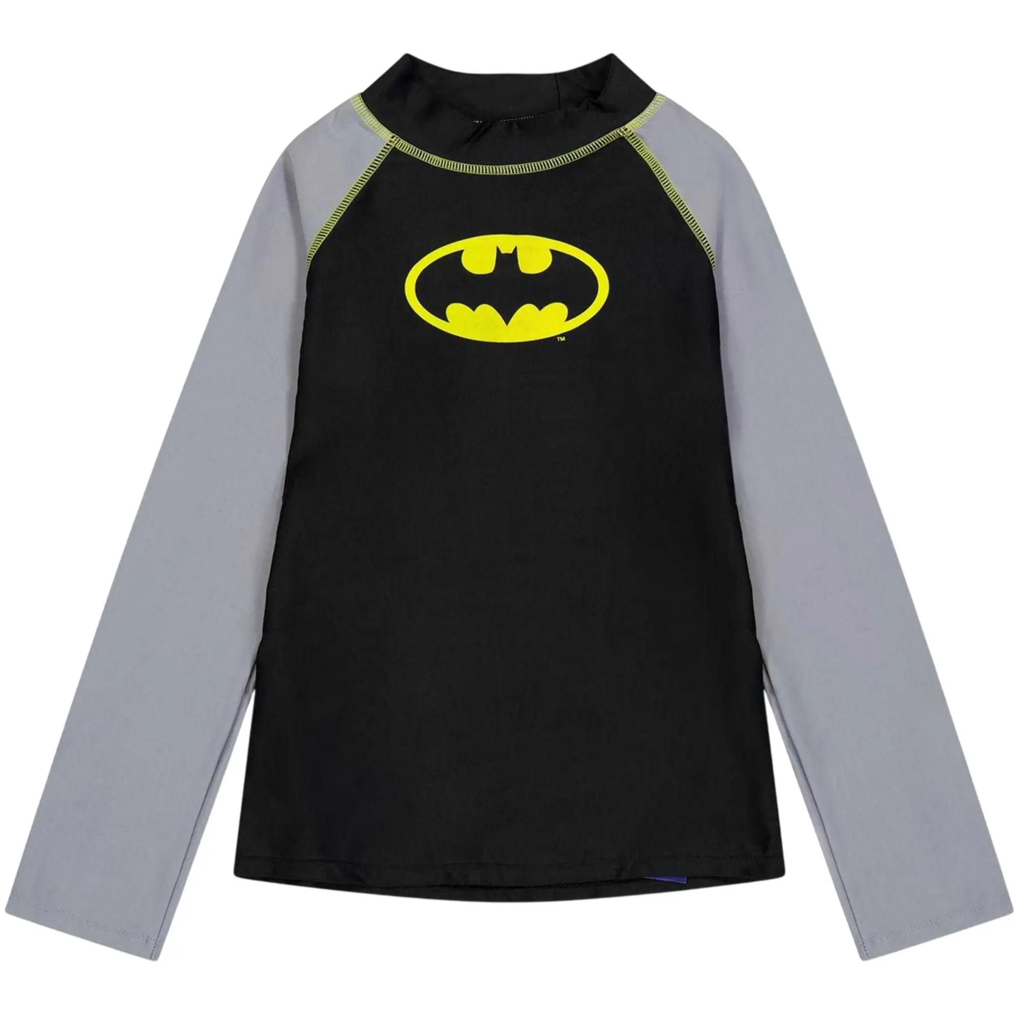 Zoggs Childrens/Kids Batman Long-Sleeved Swim Top
