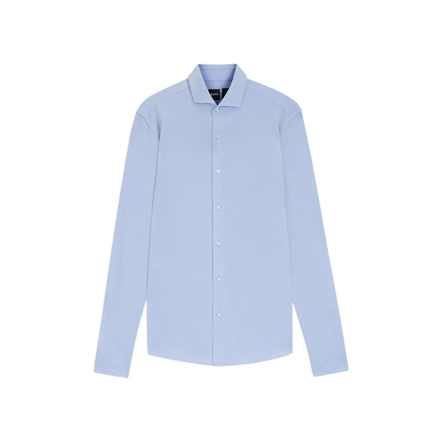 Boss Mens Oxford Spread Collar Long-Sleeved Formal Shirt