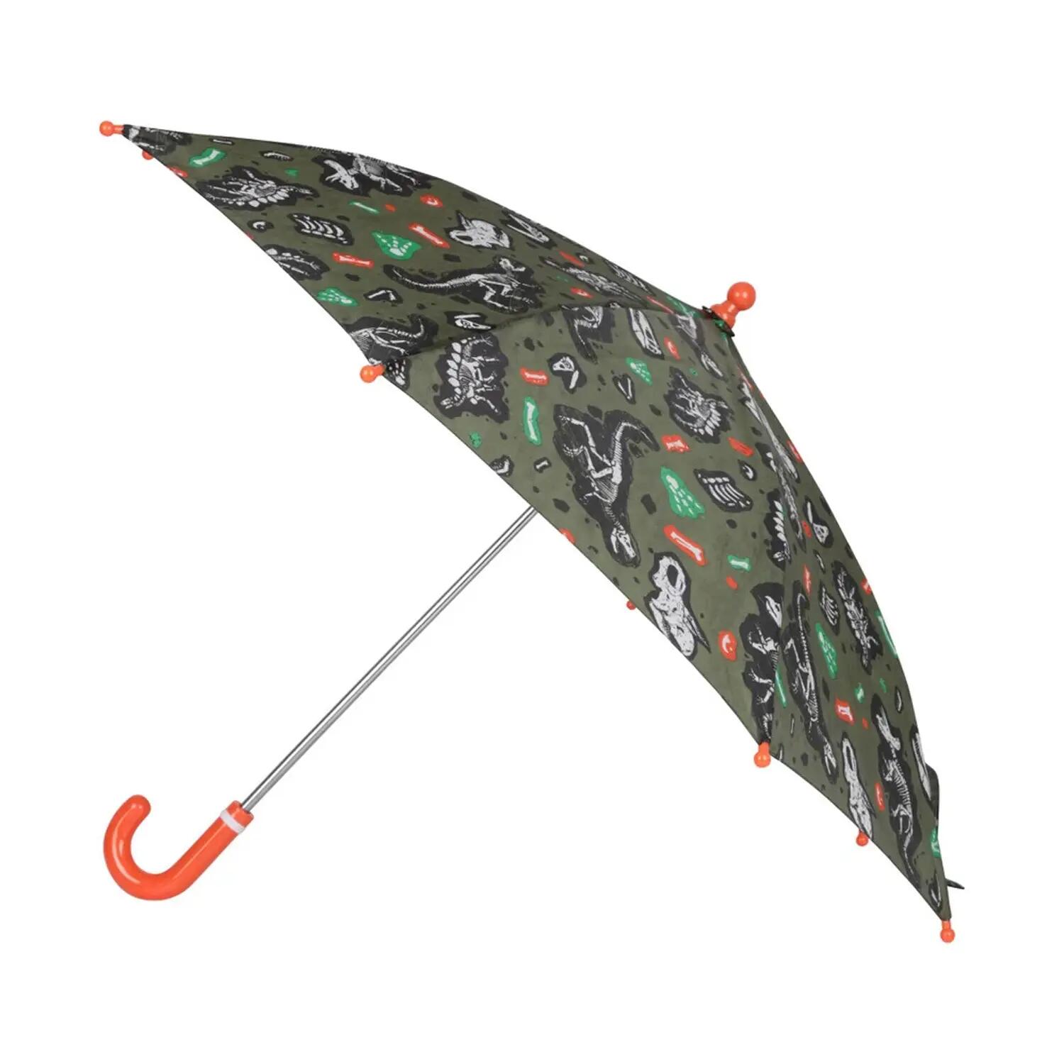Mountain Warehouse Childrens/Kids Dinosaur Skeleton Folding Umbrella