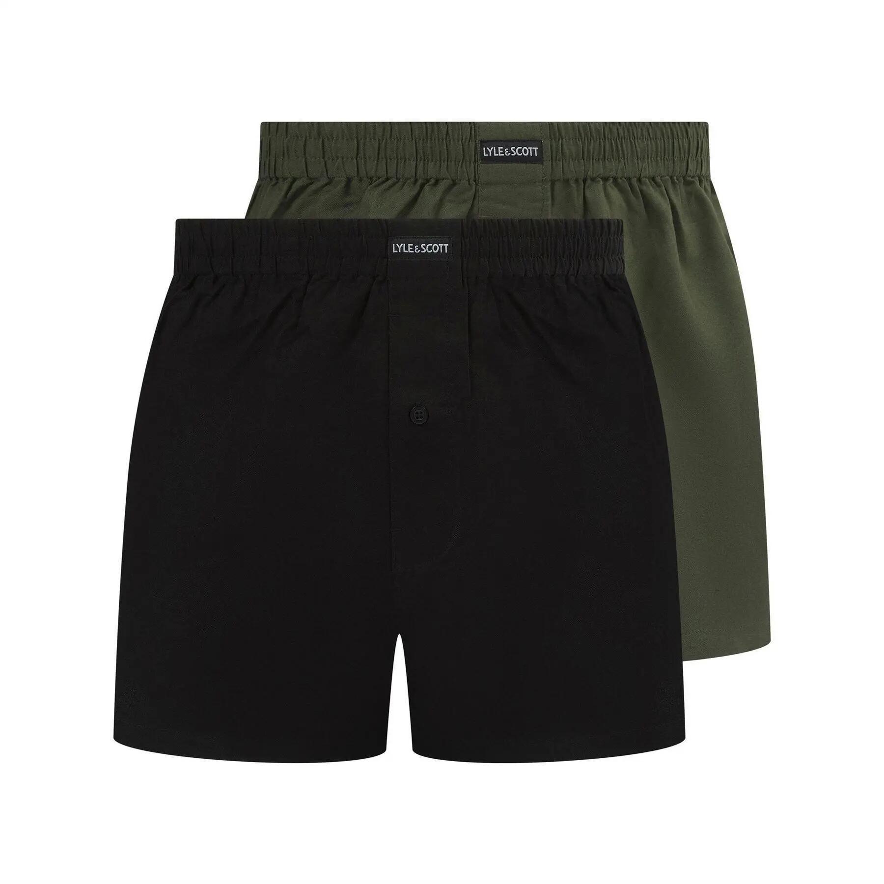 Lyle & Scott Mens Golf Boxer Shorts (Pack of 2)