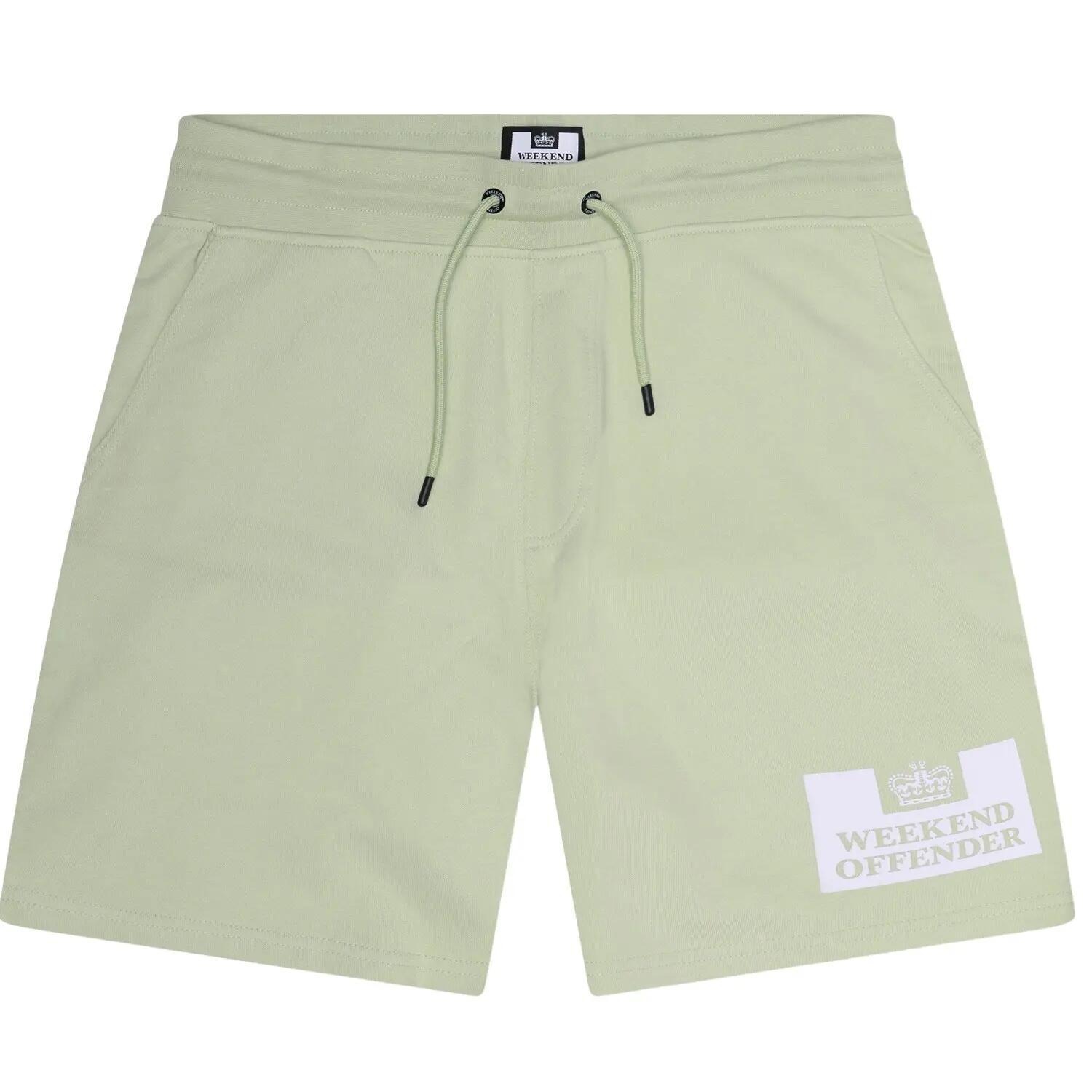 Weekend Offender Mens Parma Logo Sweat Shorts