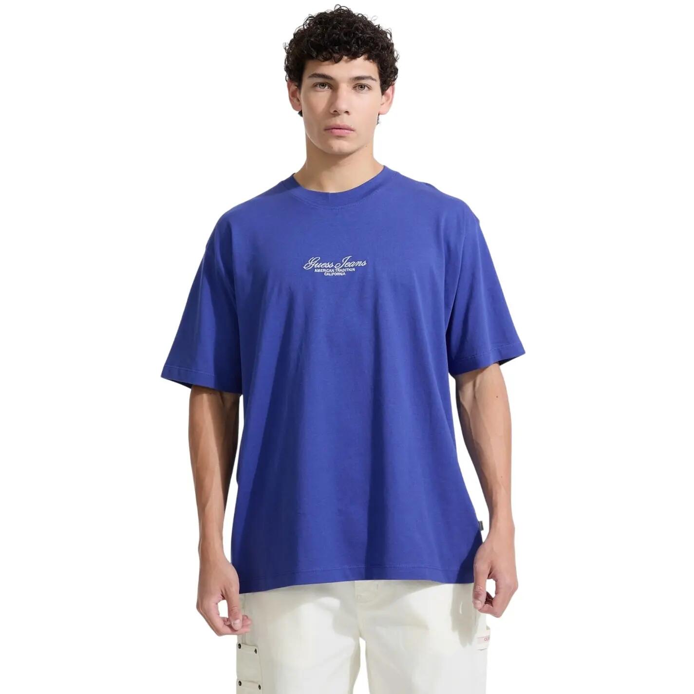 Guess Mens Script Regular T-Shirt