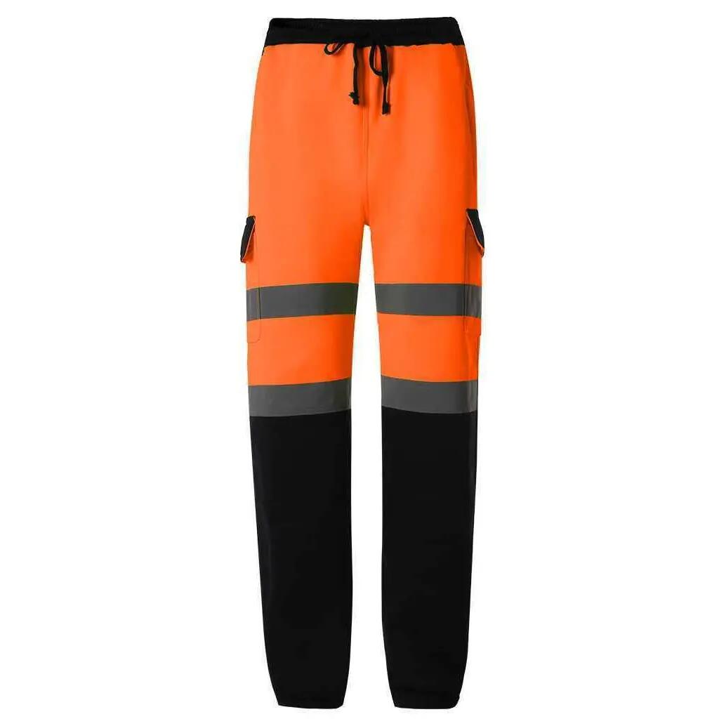 Yoko Mens Hi-Vis Jogging Bottoms