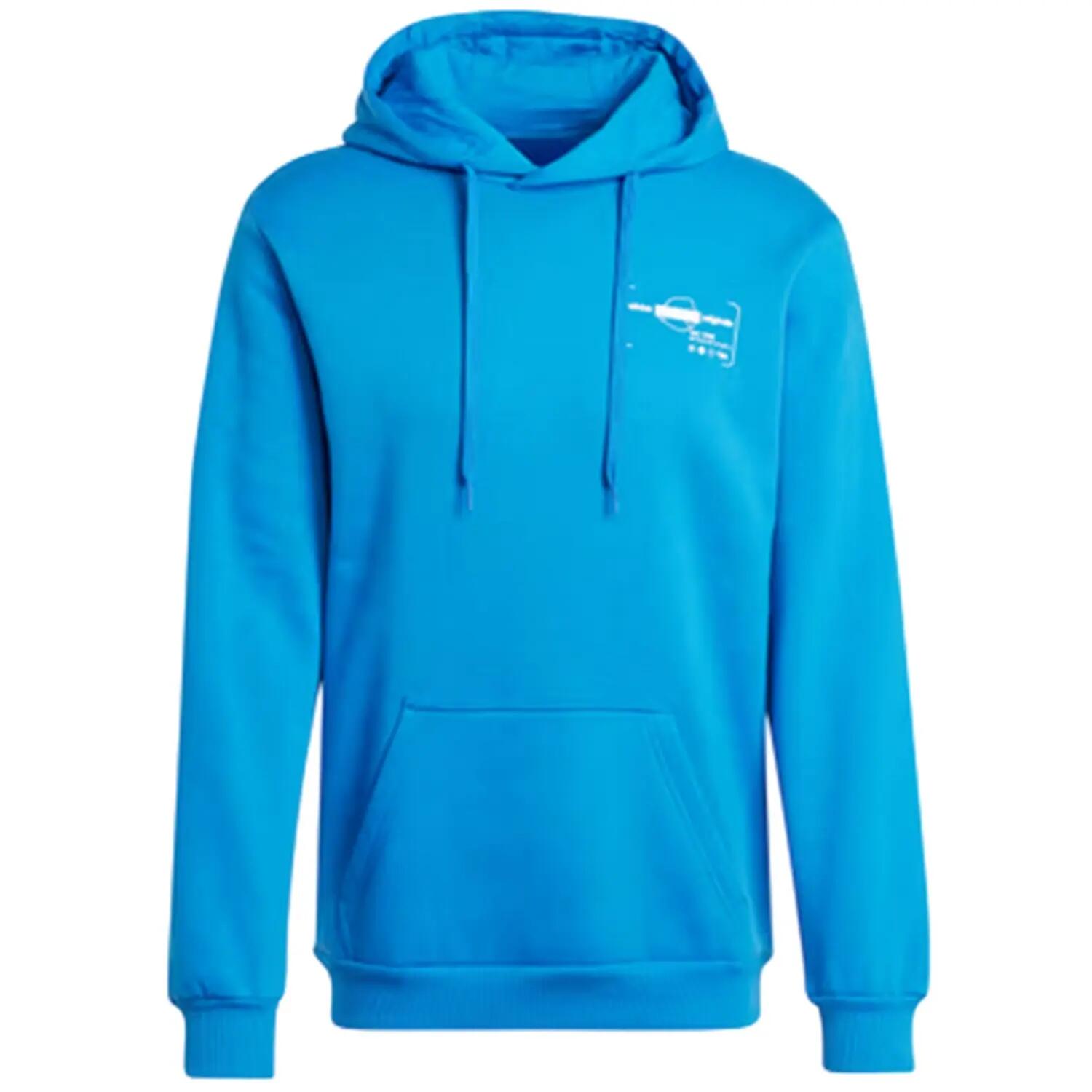 Adidas Mens Paris Relaxed Fit Long-Sleeved Hoodie