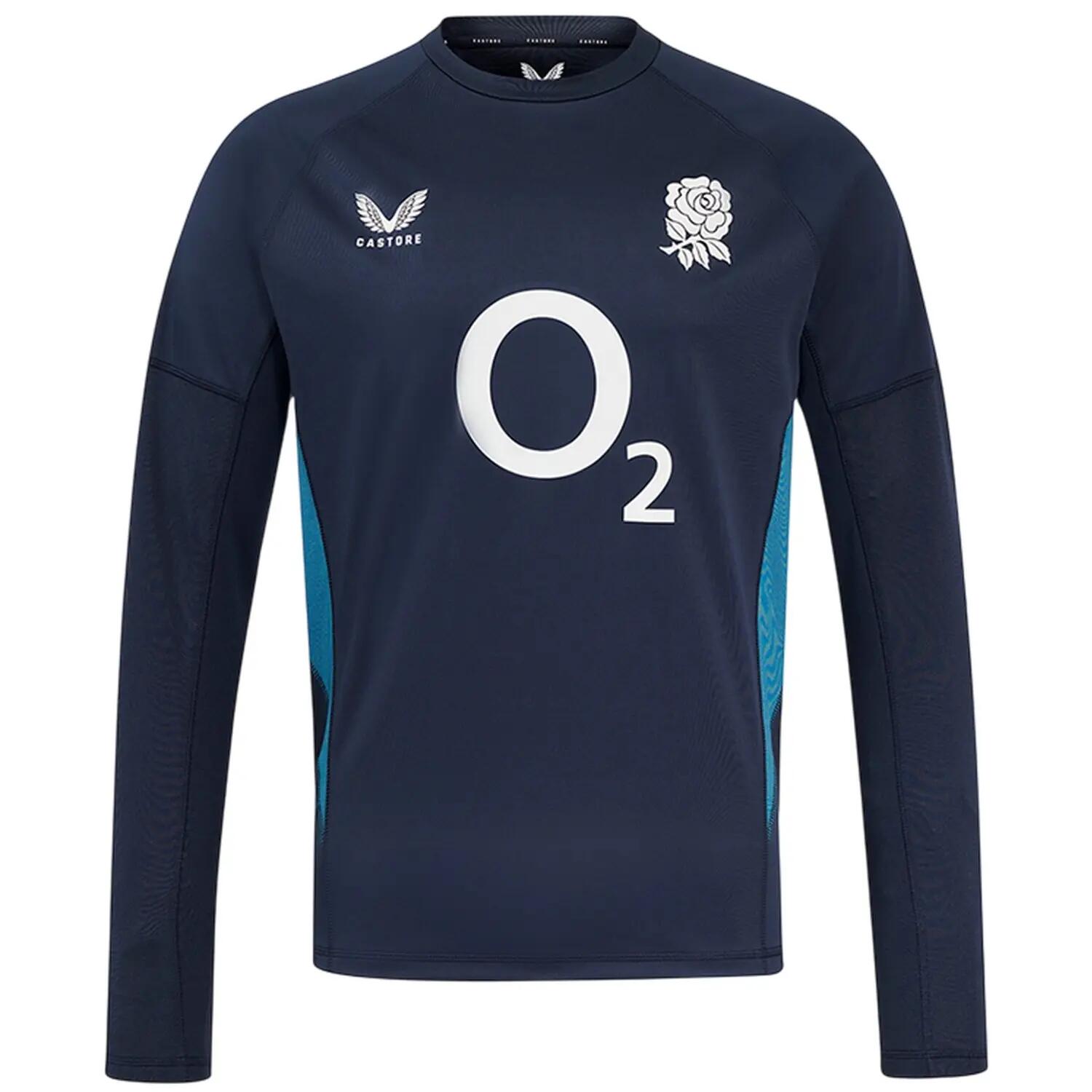 Castore Mens 25/26 England Red Roses Drill Top