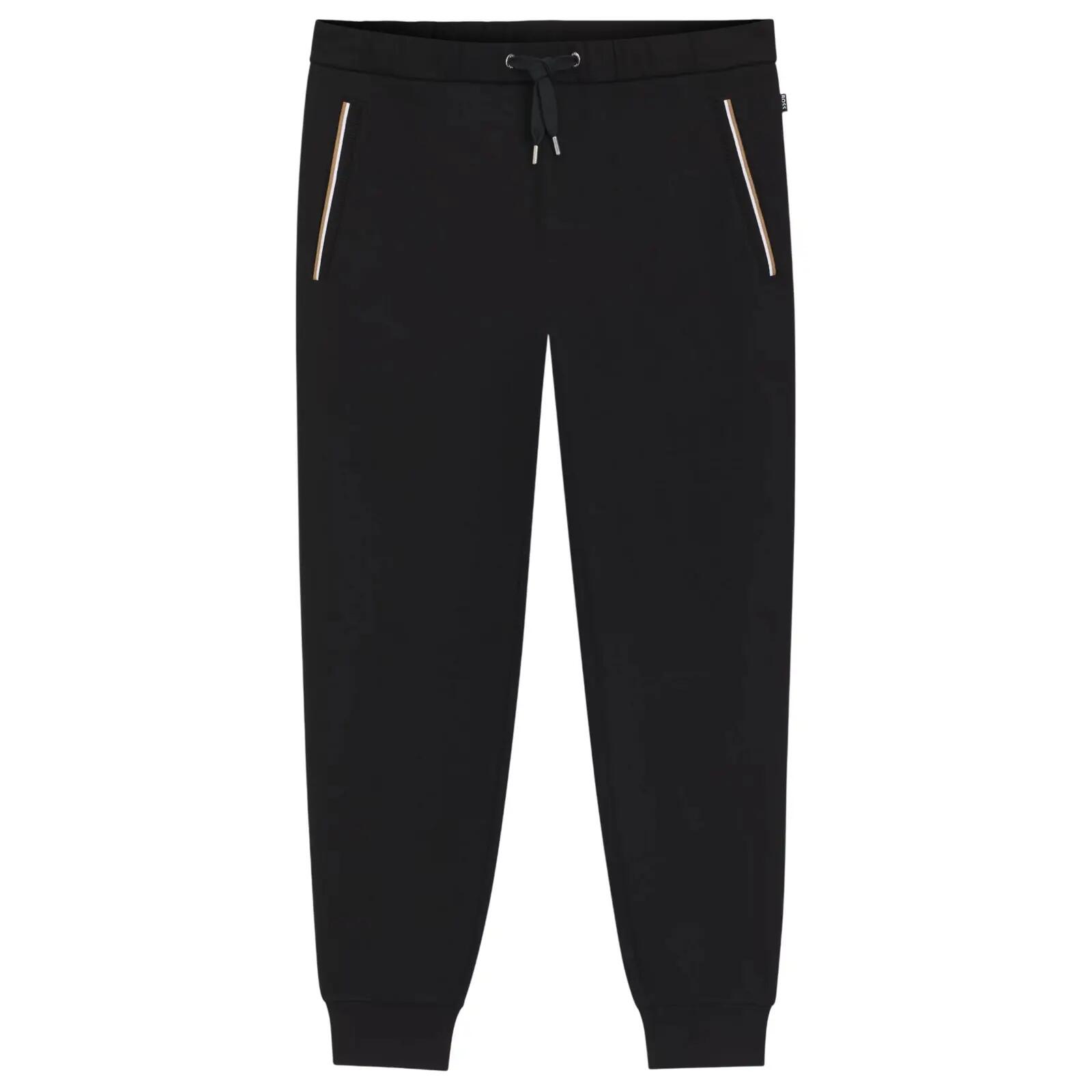 Boss Mens Contrast Detail Tapered Jogging Bottoms