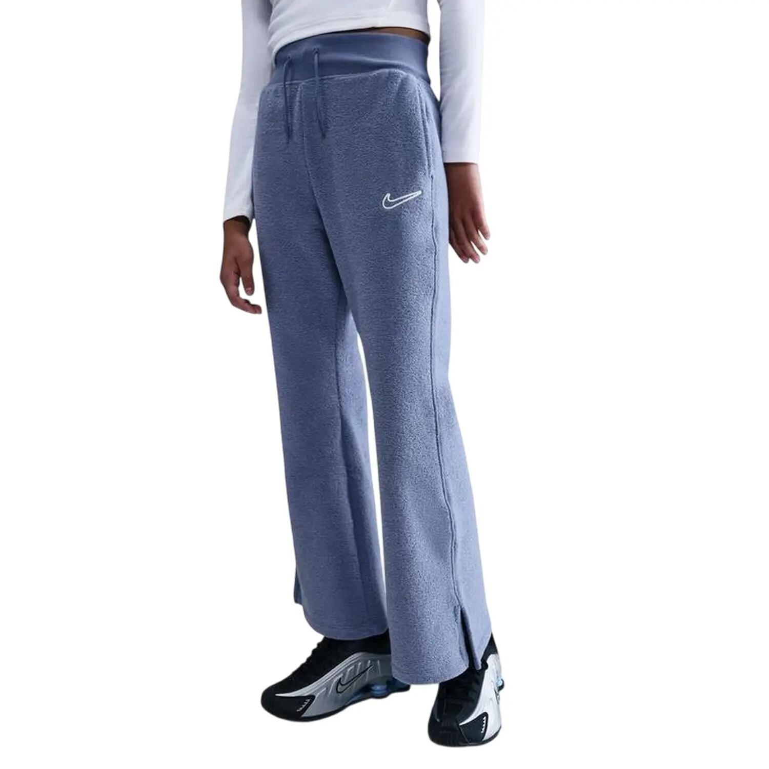 Nike Girls Fleece Split Hem Trousers