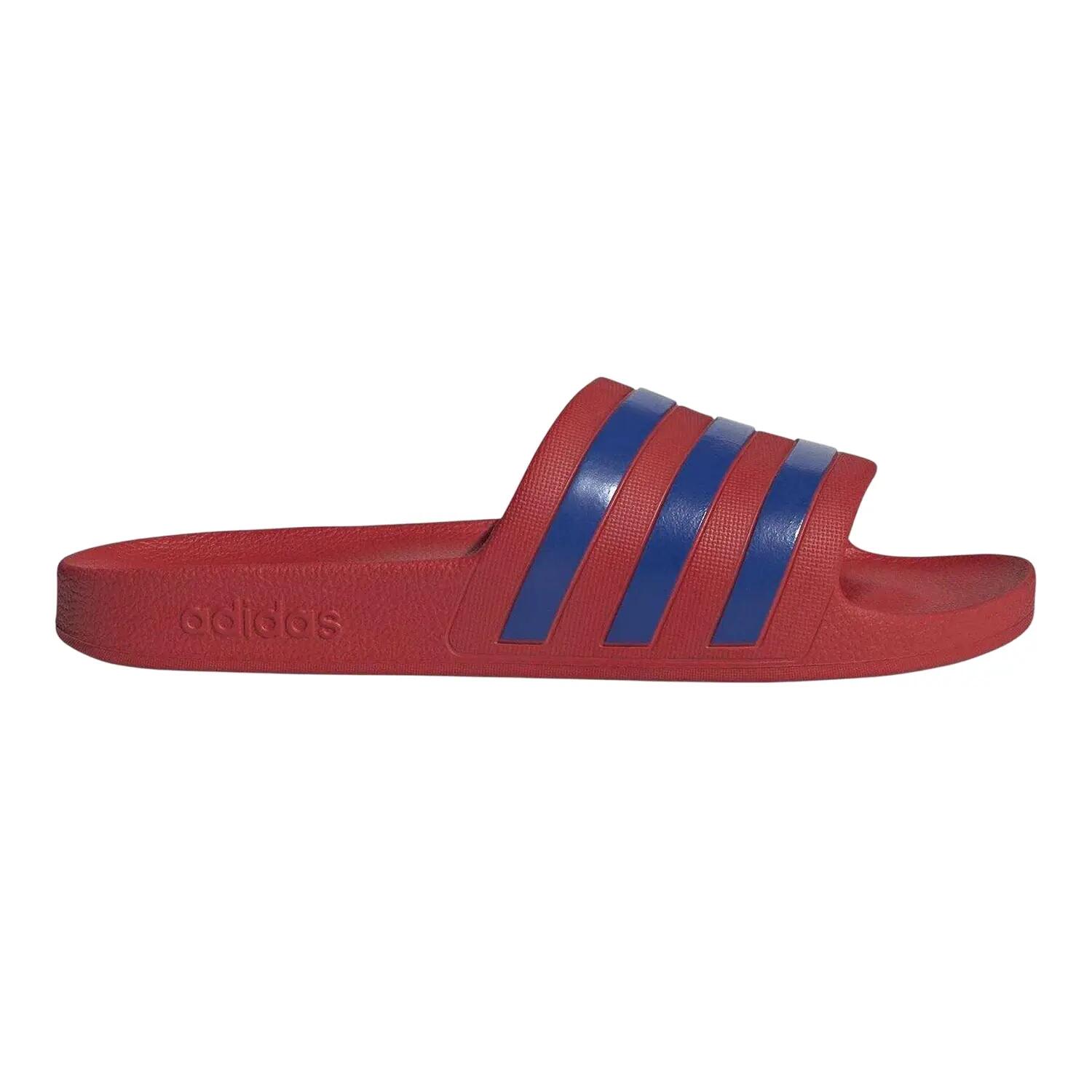 Adidas Mens Adilette Aqua 3 Stripes Pool Flat Sliders