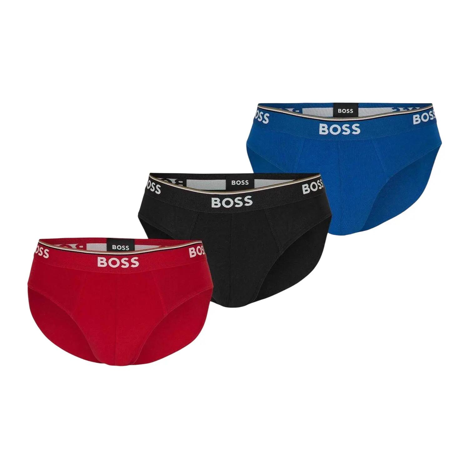 Boss Mens Premium Cotton Briefs (Pack of 3)