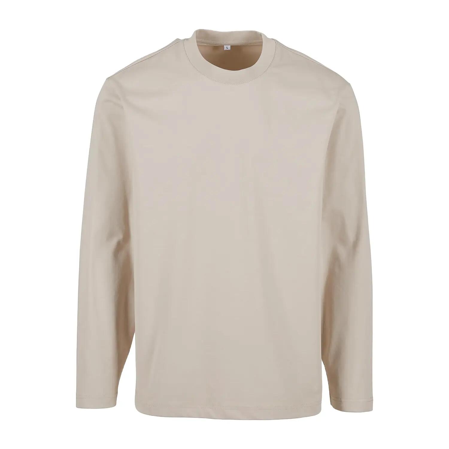 Build Your Brand Mens Sorona Loose Long-Sleeved T-Shirt