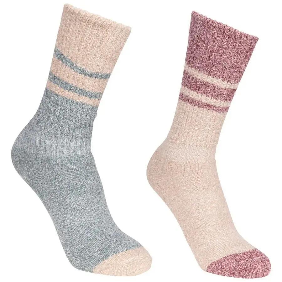 Trespass Womens/Ladies Hadley Hiking Boot Socks (2 Pairs)
