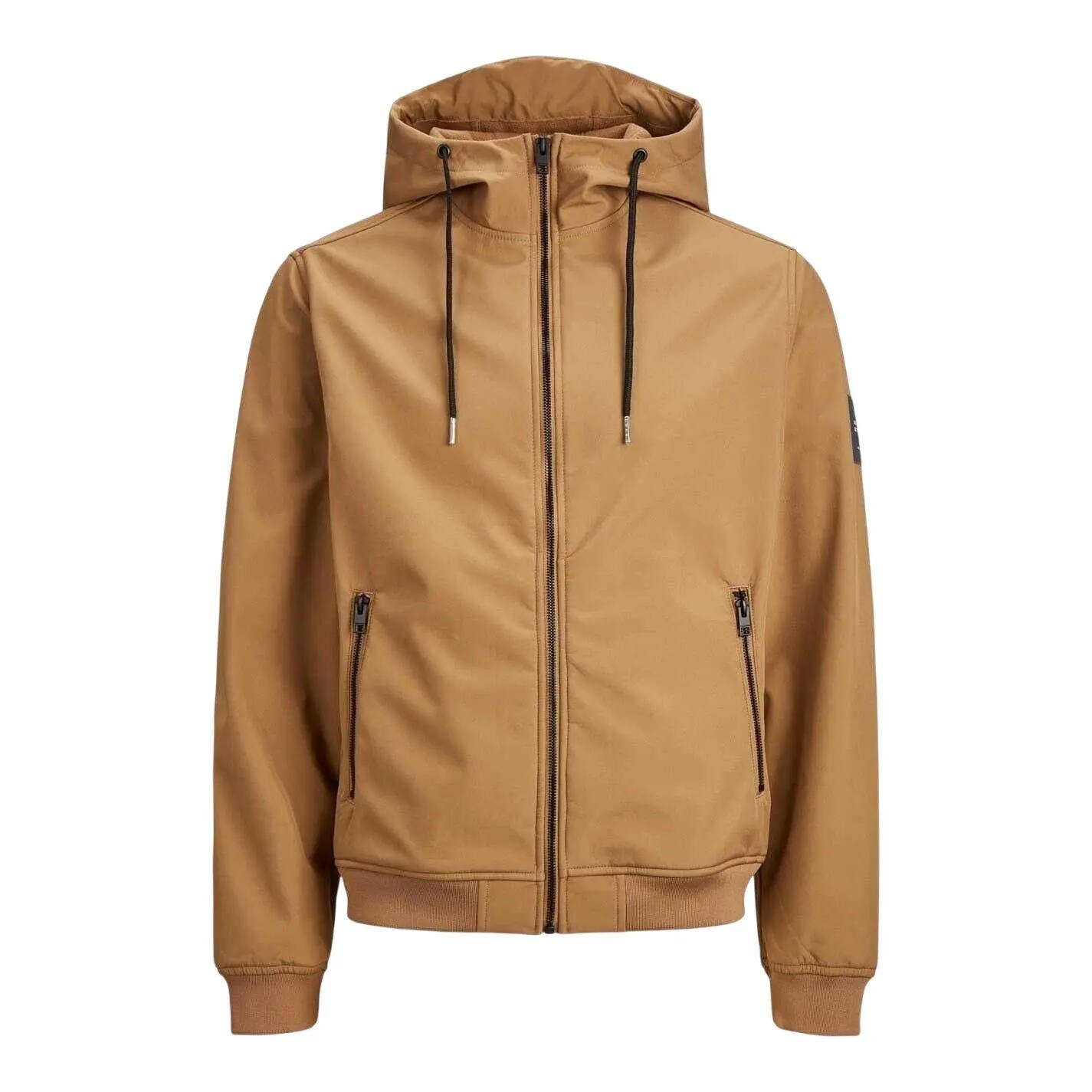 Jack And Jones Mens Hooded Soft Shell Jacket