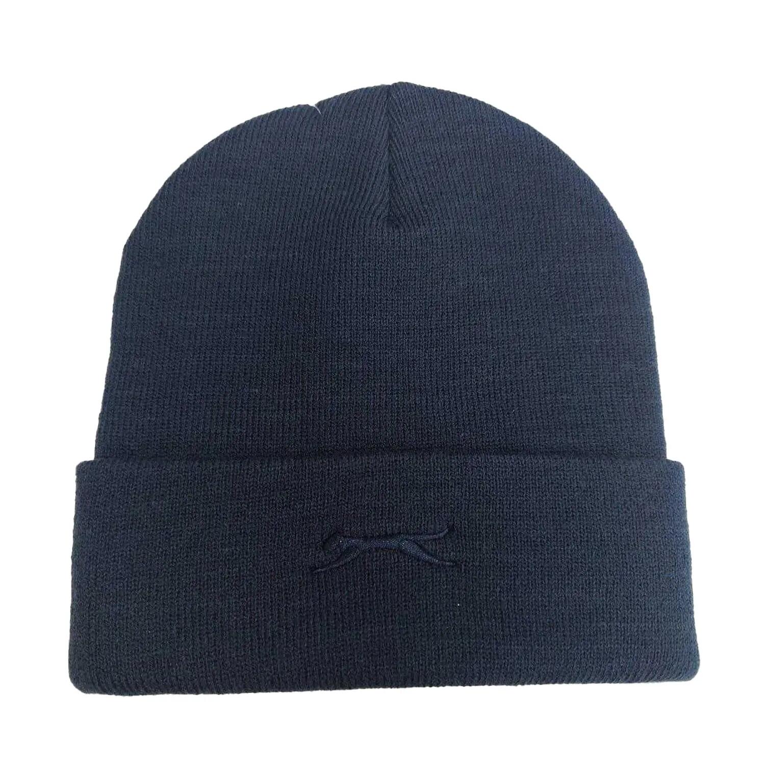 Slazenger Mens Ribbed Acrylic Winter Beanie