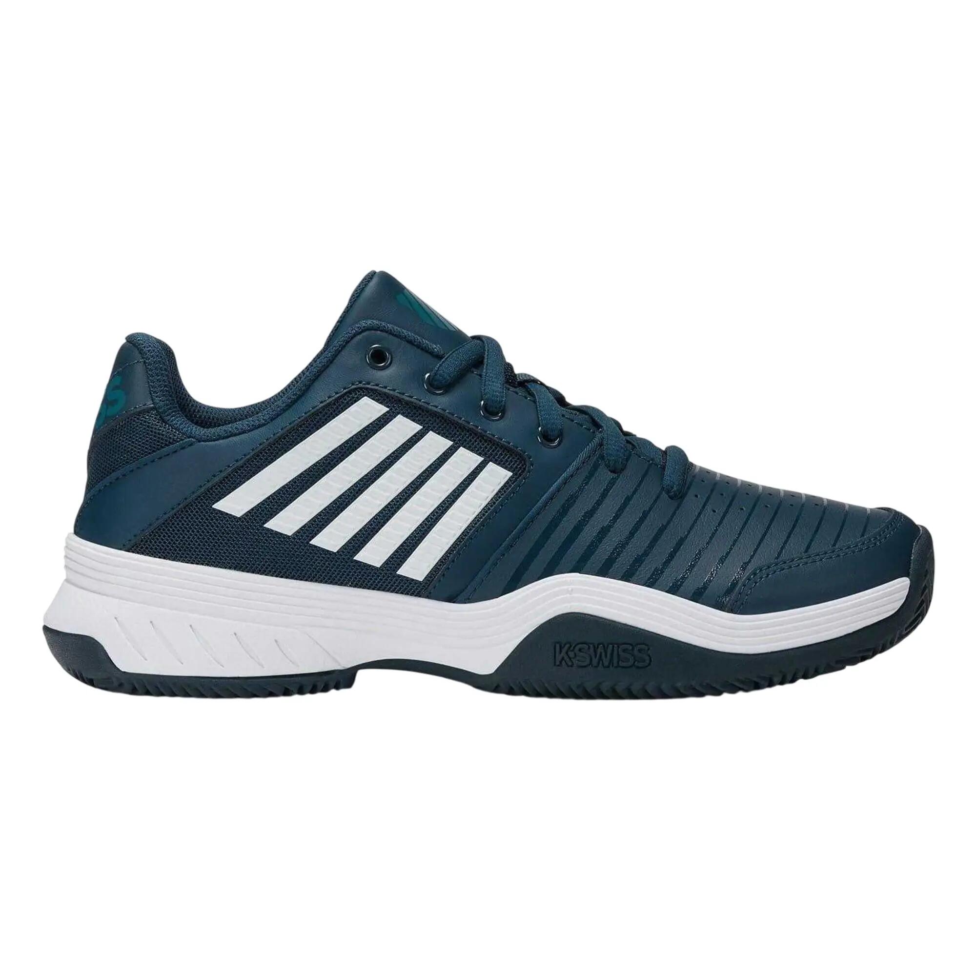 K-Swiss Mens Swis Court Express Leather Trainers