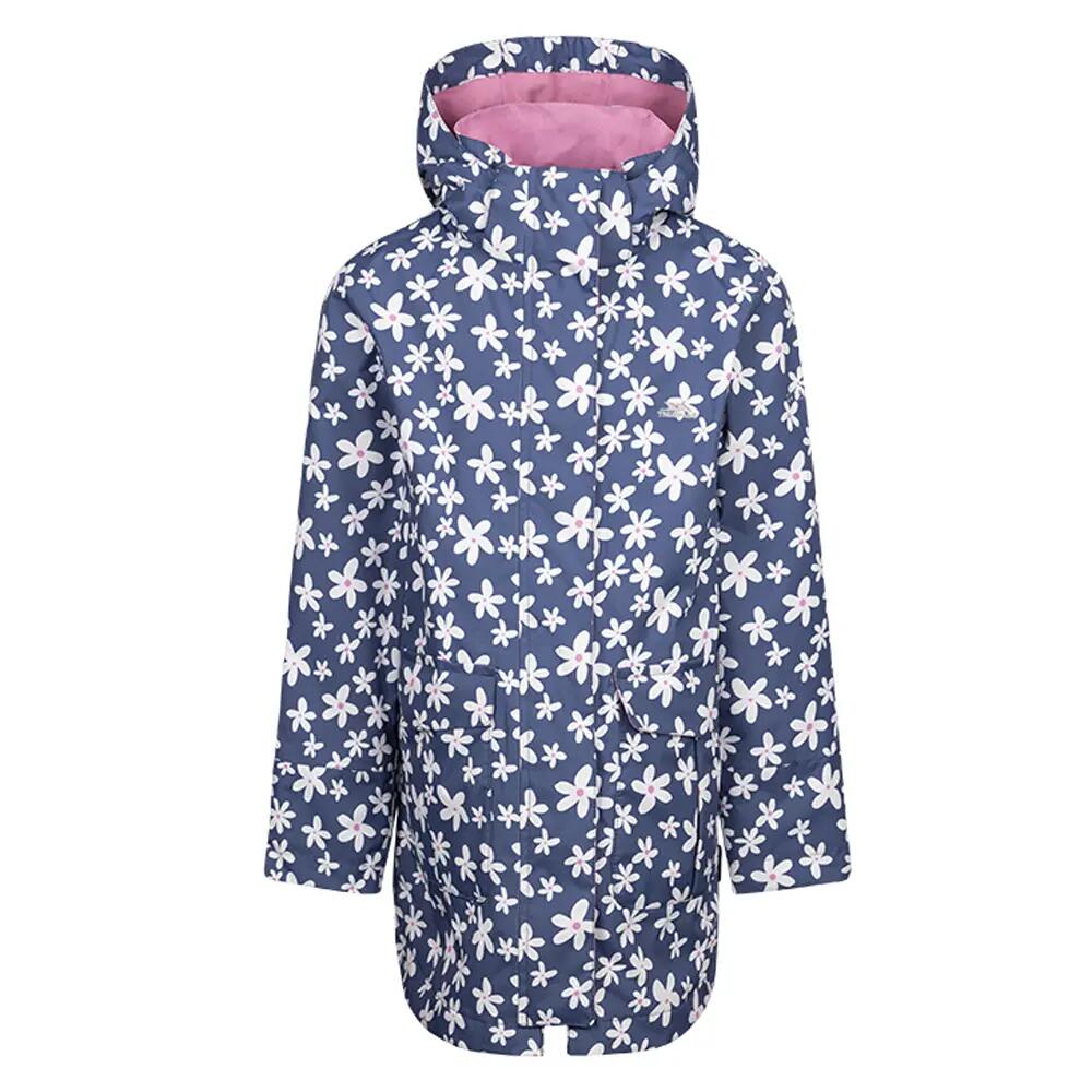 Trespass Girls Primdrop Waterproof Hooded Raincoat
