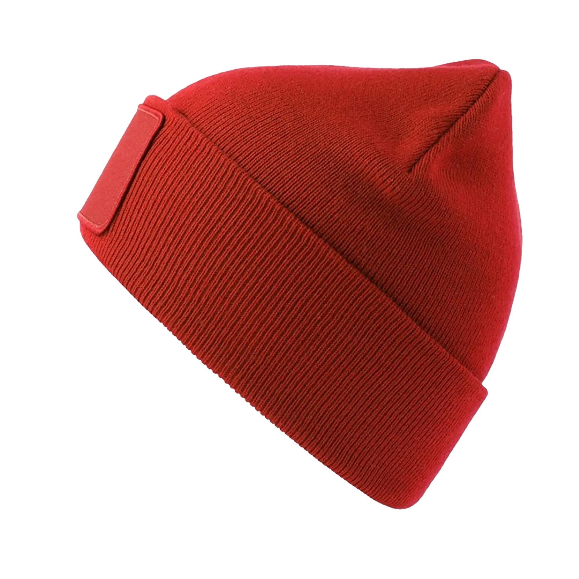Atlantis Unisex Adult Wind S Patch Recycled Double Skin Cuffed Beanie