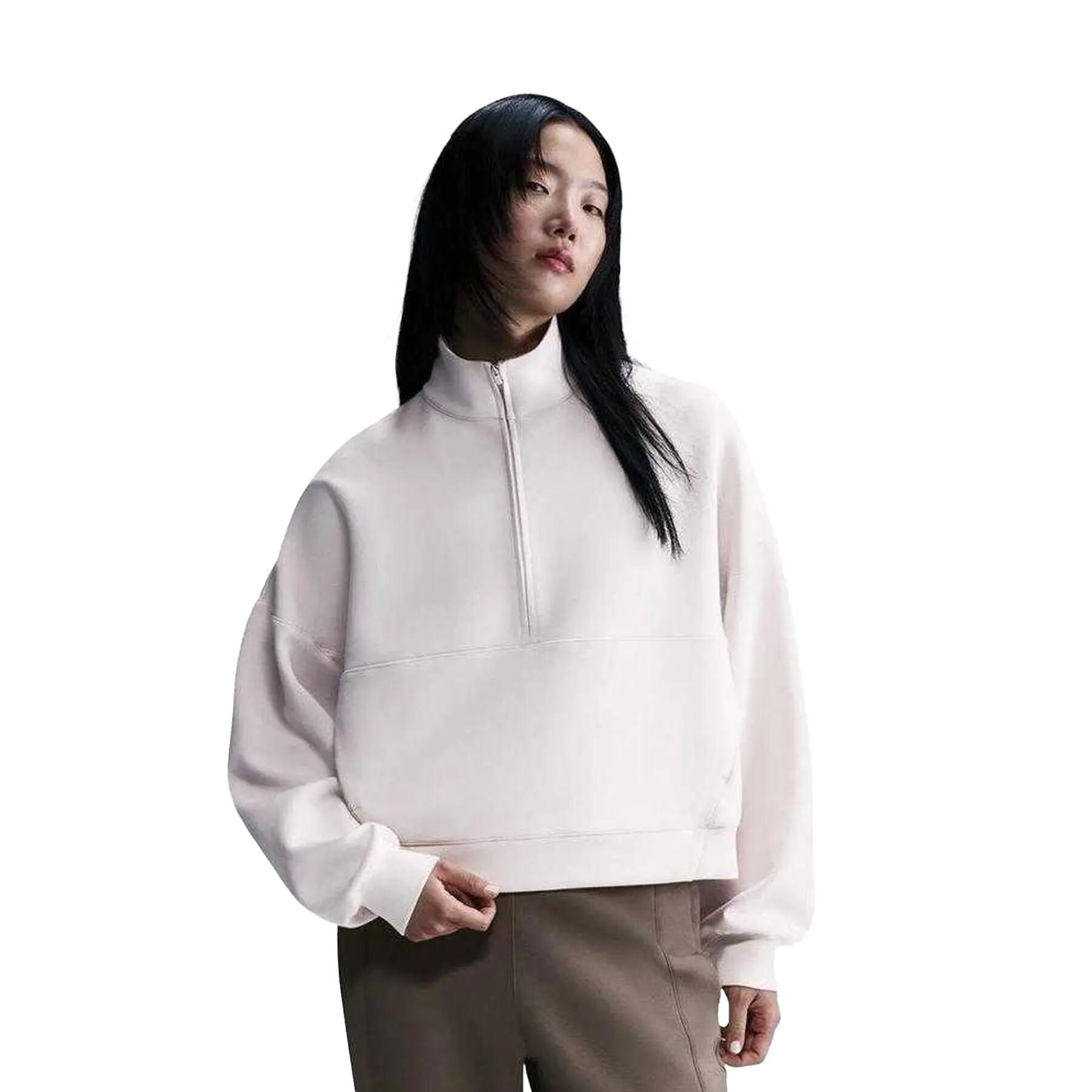Nike Womens/Ladies 24.7 Quarter Zip Oversized Sweatshirt