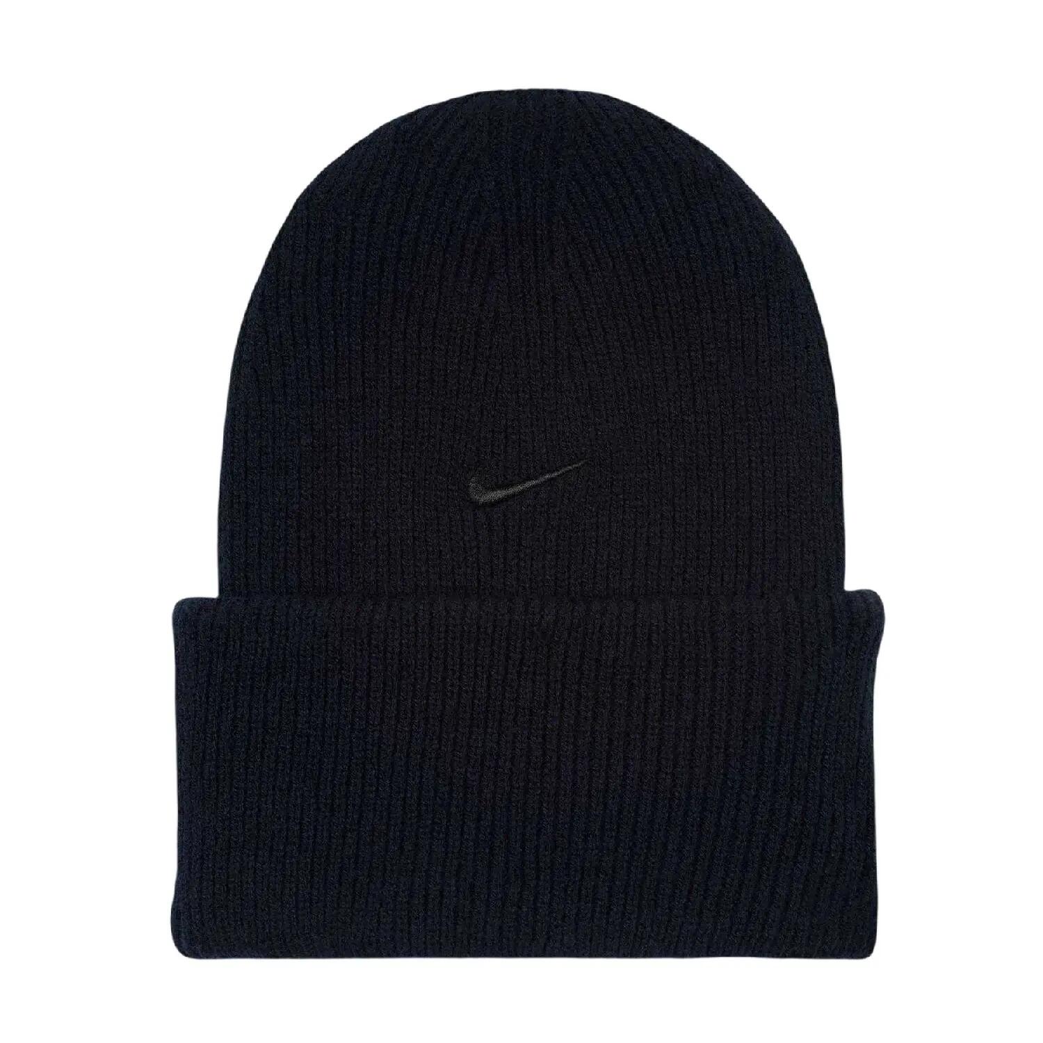 Nike Peak Embroidered Logo Fitted Beanie