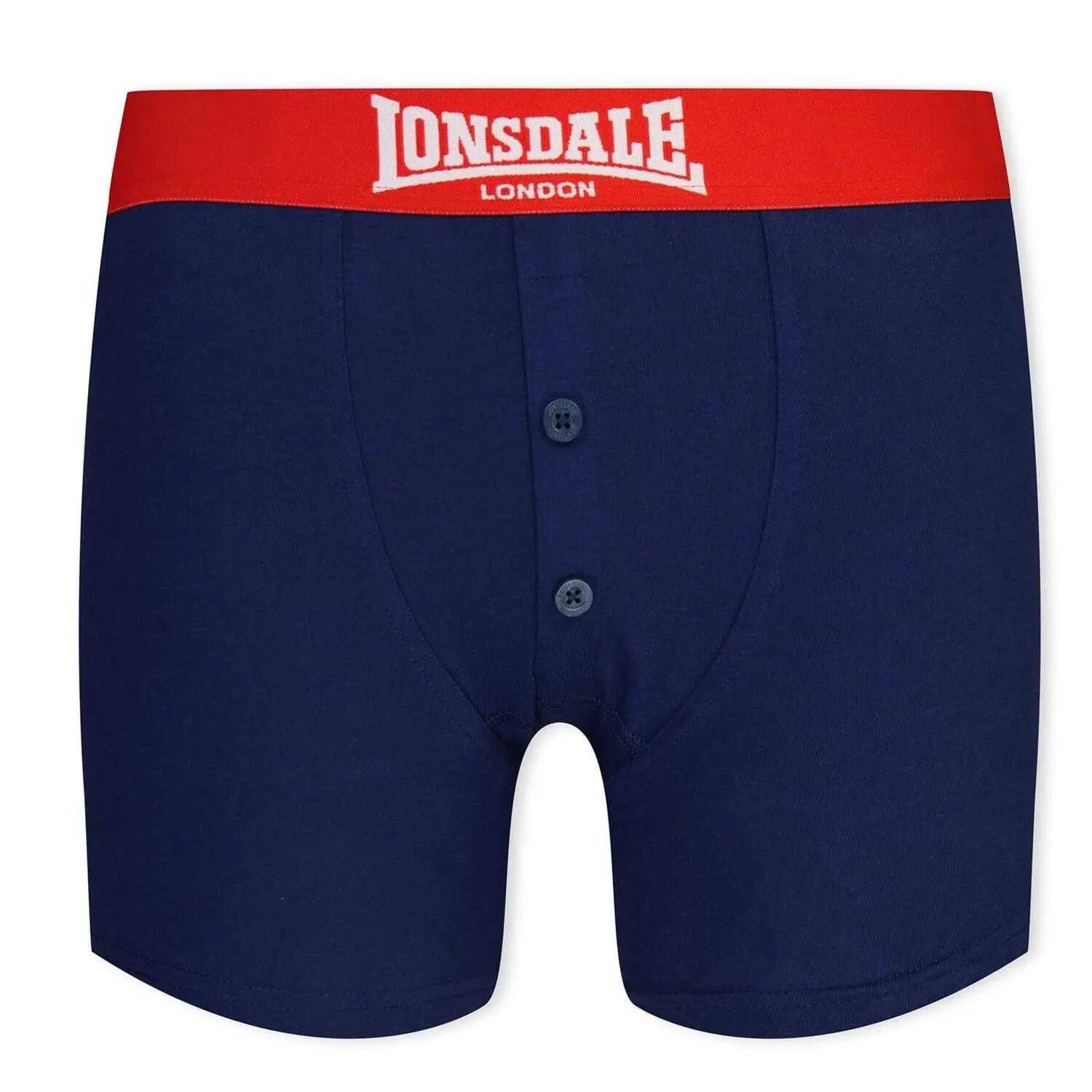 Lonsdale Boys Boxer Shorts (Pack of 2)