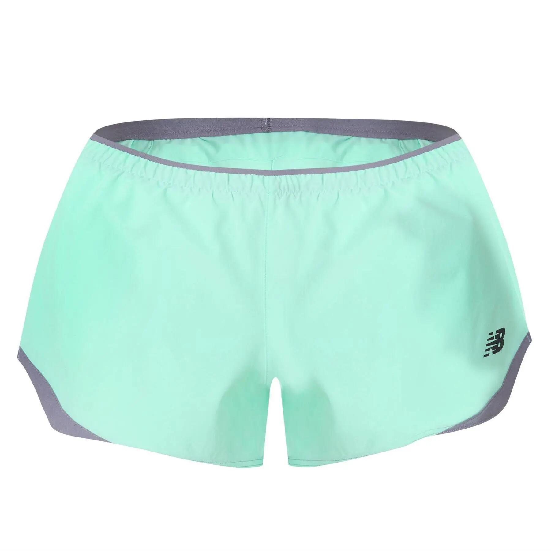 New Balance Womens/Ladies Trackside Split Hem Running Shorts