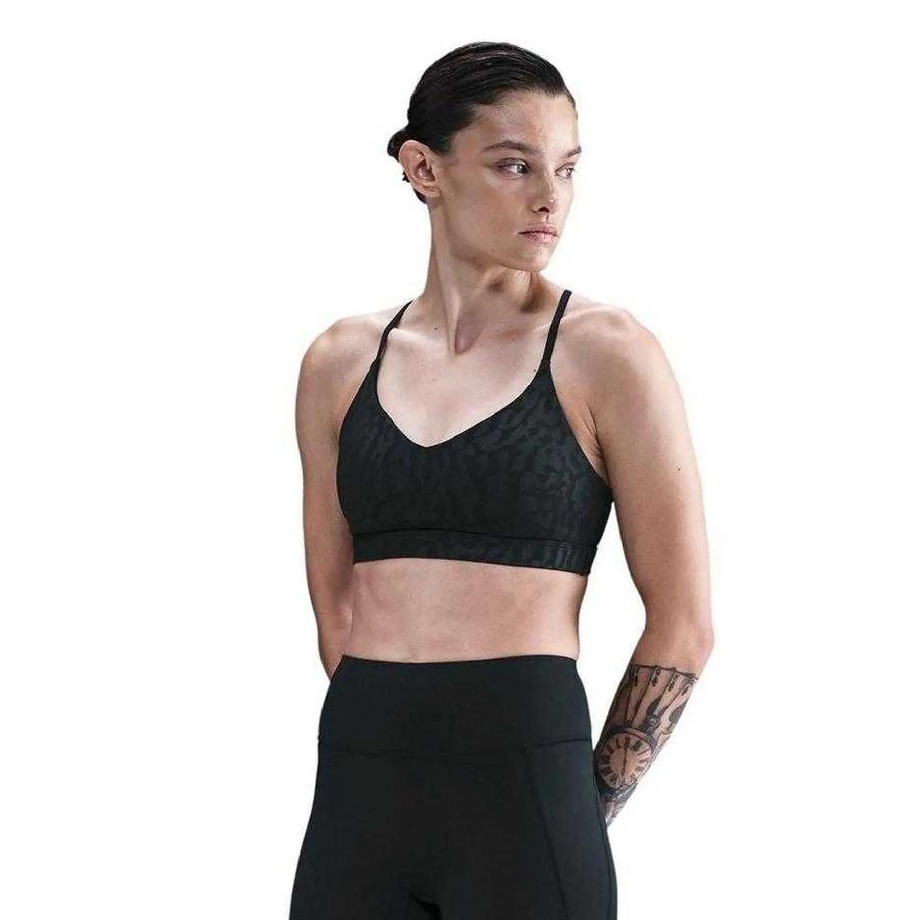 Nike Womens/Ladies Indy Leopard Print Sports Bra
