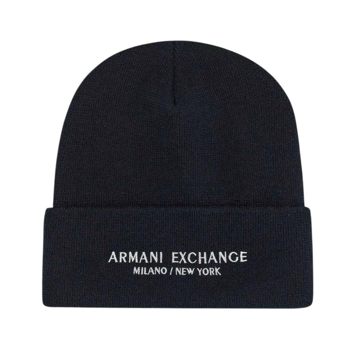 Armani Exchange Mens Lettering Beanie