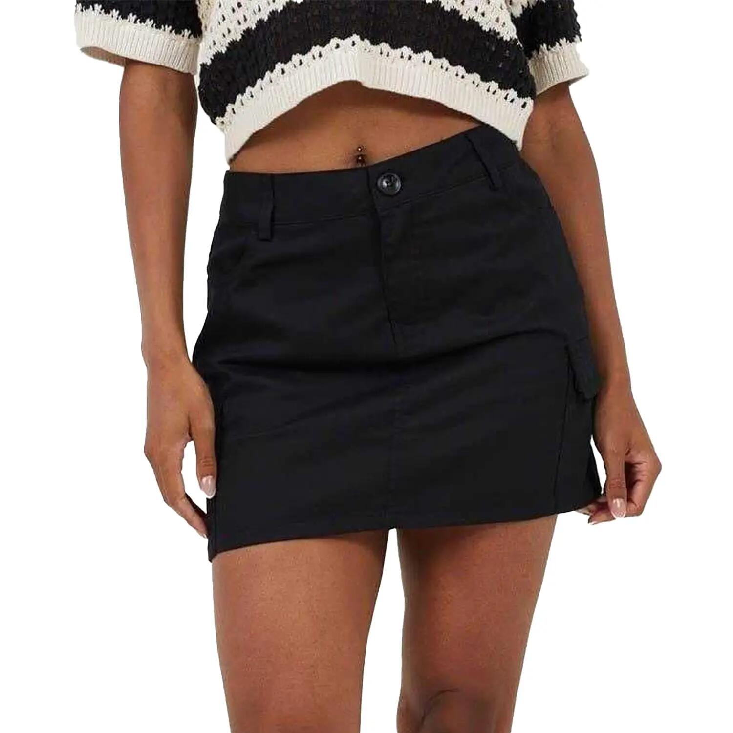 Brave Soul Womens/Ladies Denim Cargo Pocket Mini Skirt