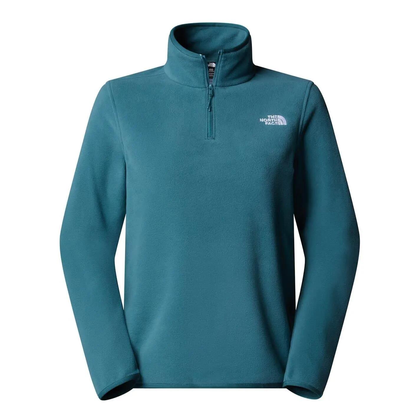 The North Face Womens/Ladies Glacier Logo Quarter Zip Fleece Top