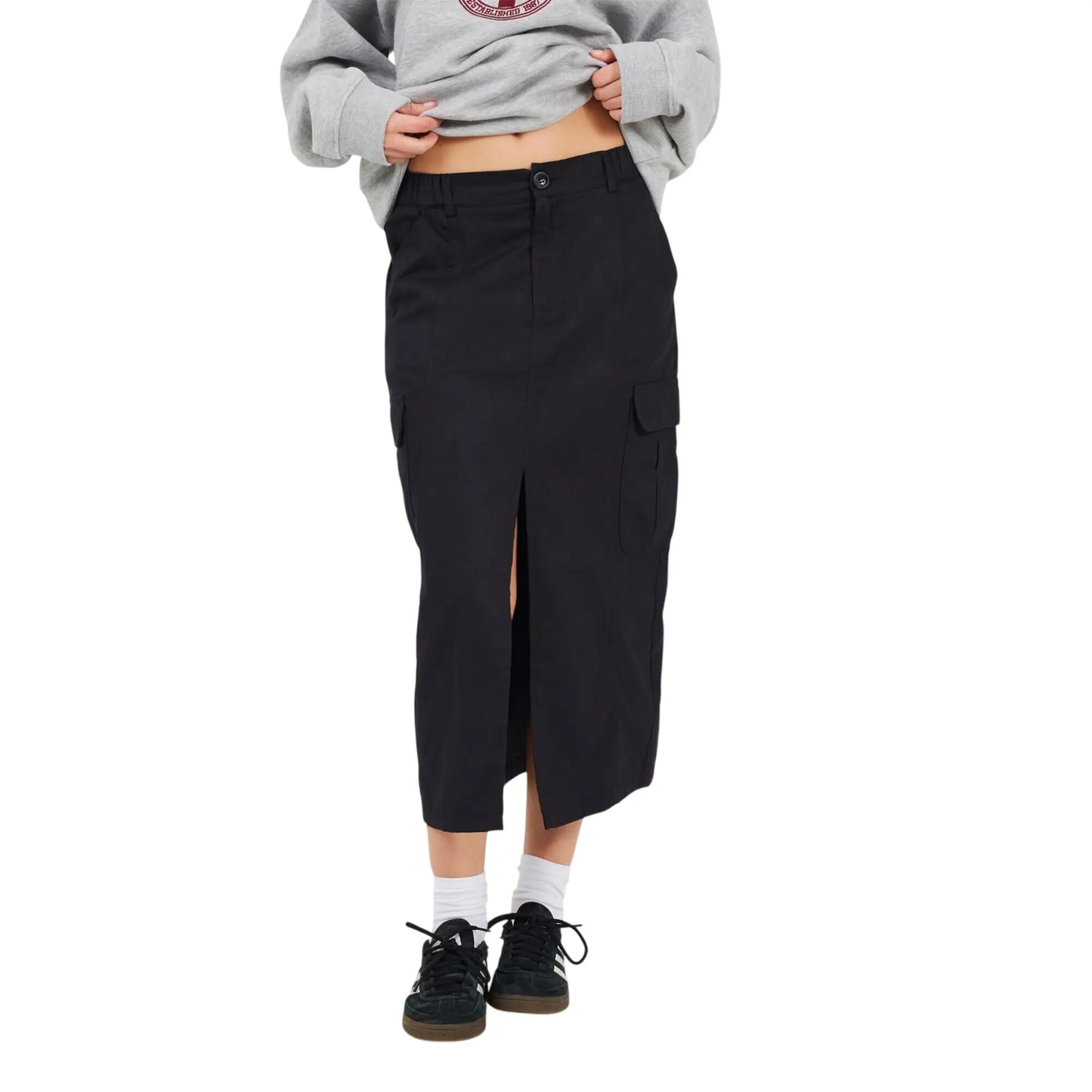 Brave Soul Womens/Ladies Denim Cargo Pocket Midi Skirt