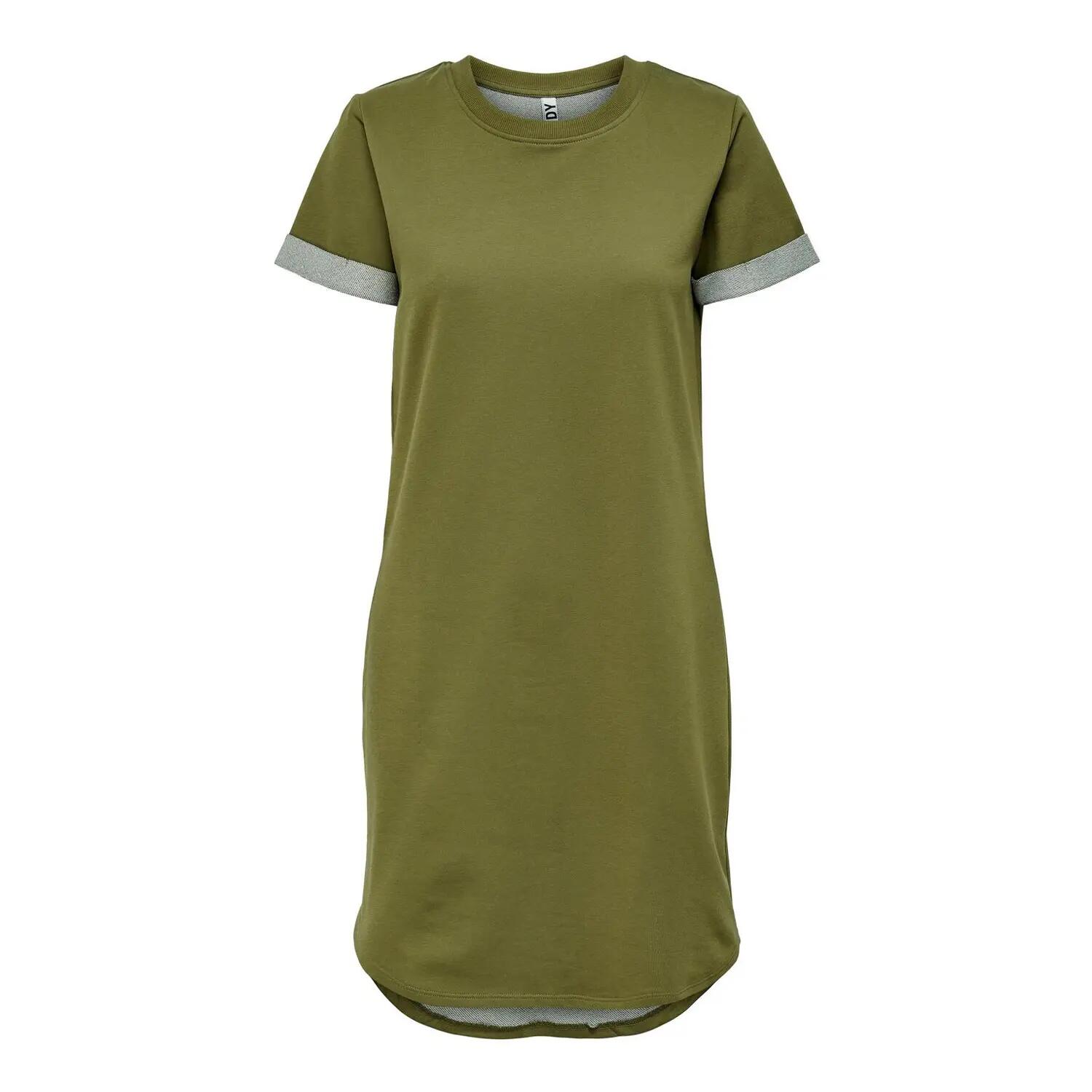 Only Womens/Ladies Crew Neck Mini Shirt Dress