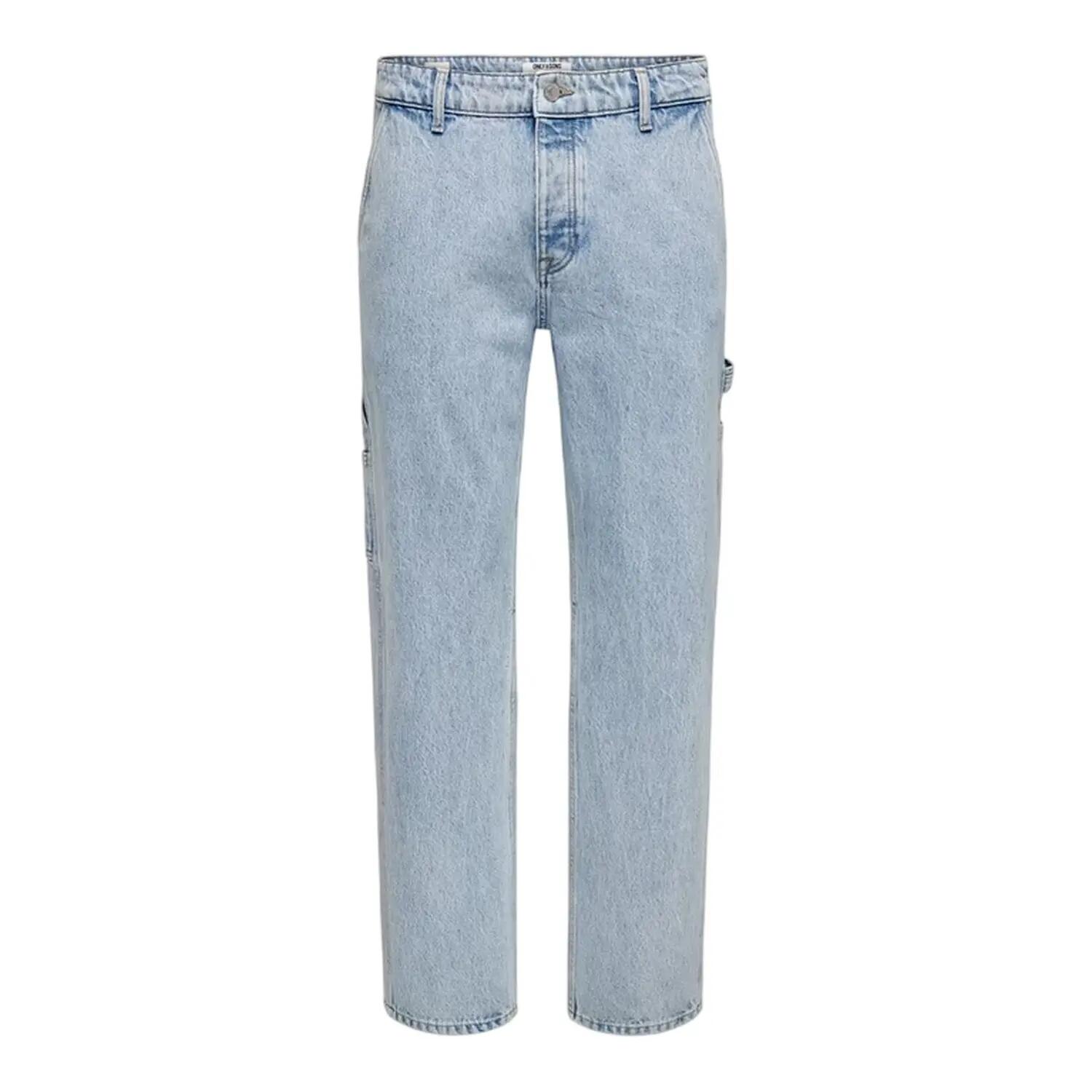 Only Mens Denim Carpenter Relaxed Fit Jeans