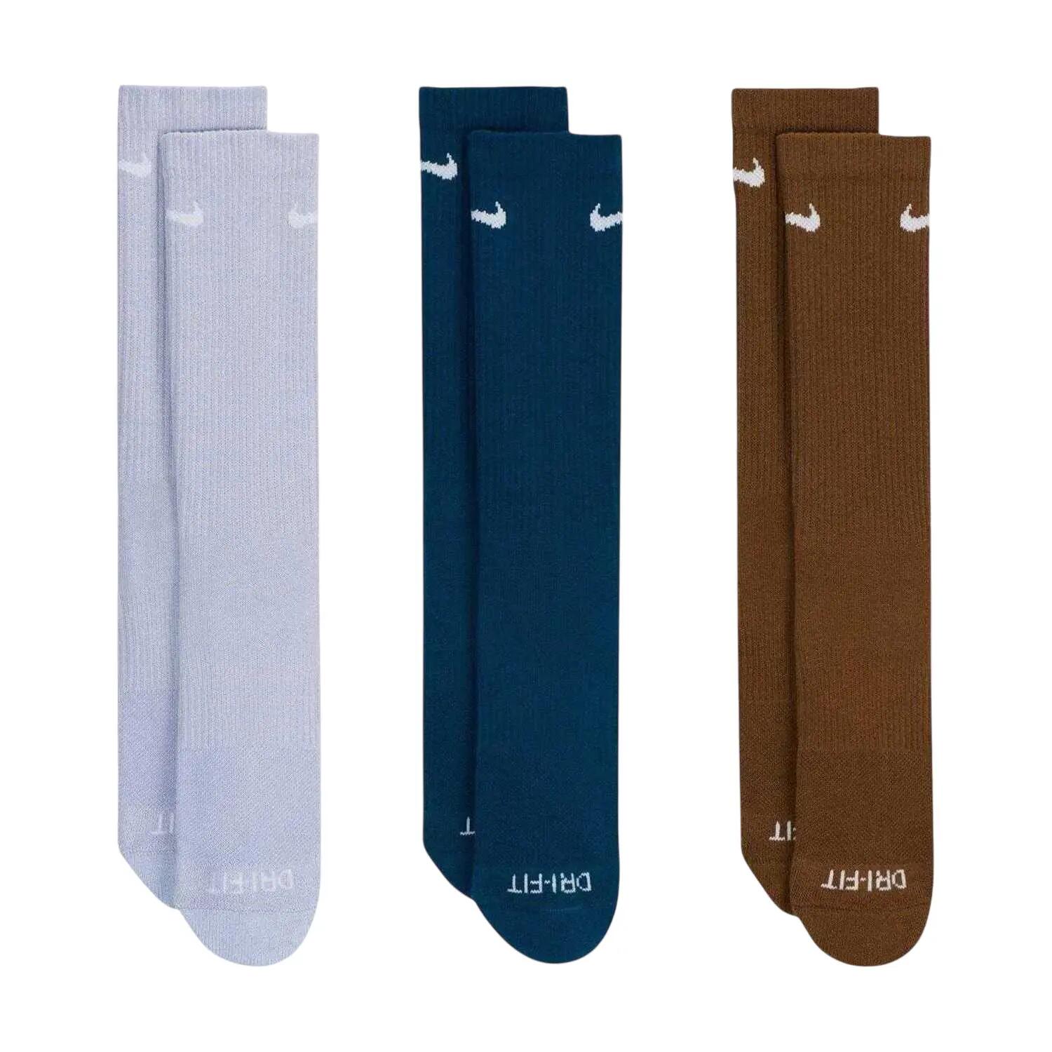 Nike Unisex Adult Everyday Plus Cushioned Crew Socks (Pack of 3)