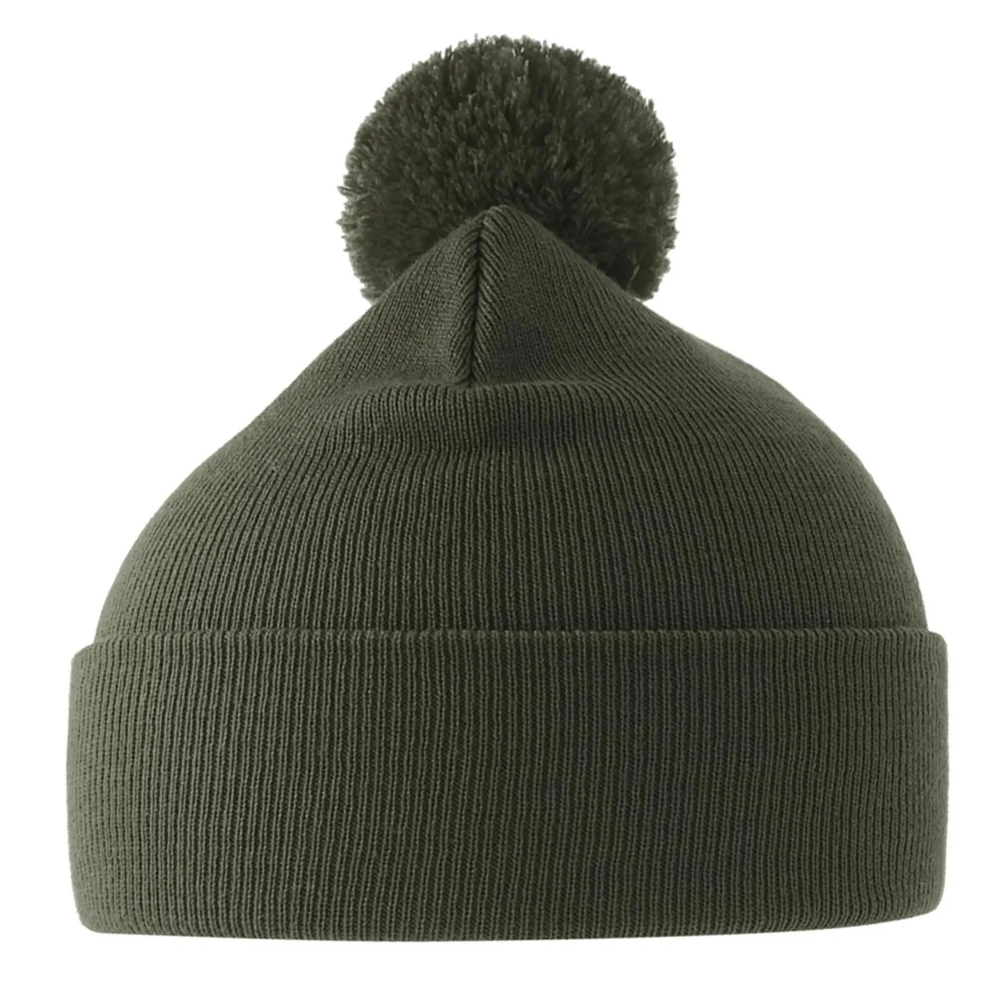 Atlantis Unisex Adult Wind S Pom Pom Recycled Double Skin Cuffed Beanie