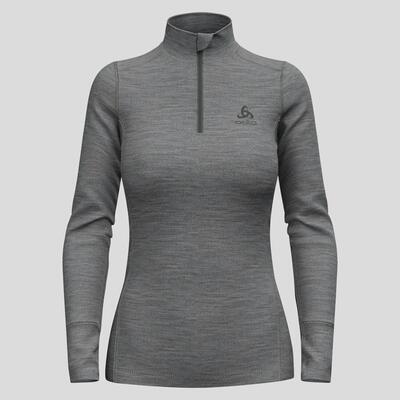 Natural merino 200 basislaag met halve rits en lange mouwen odlo