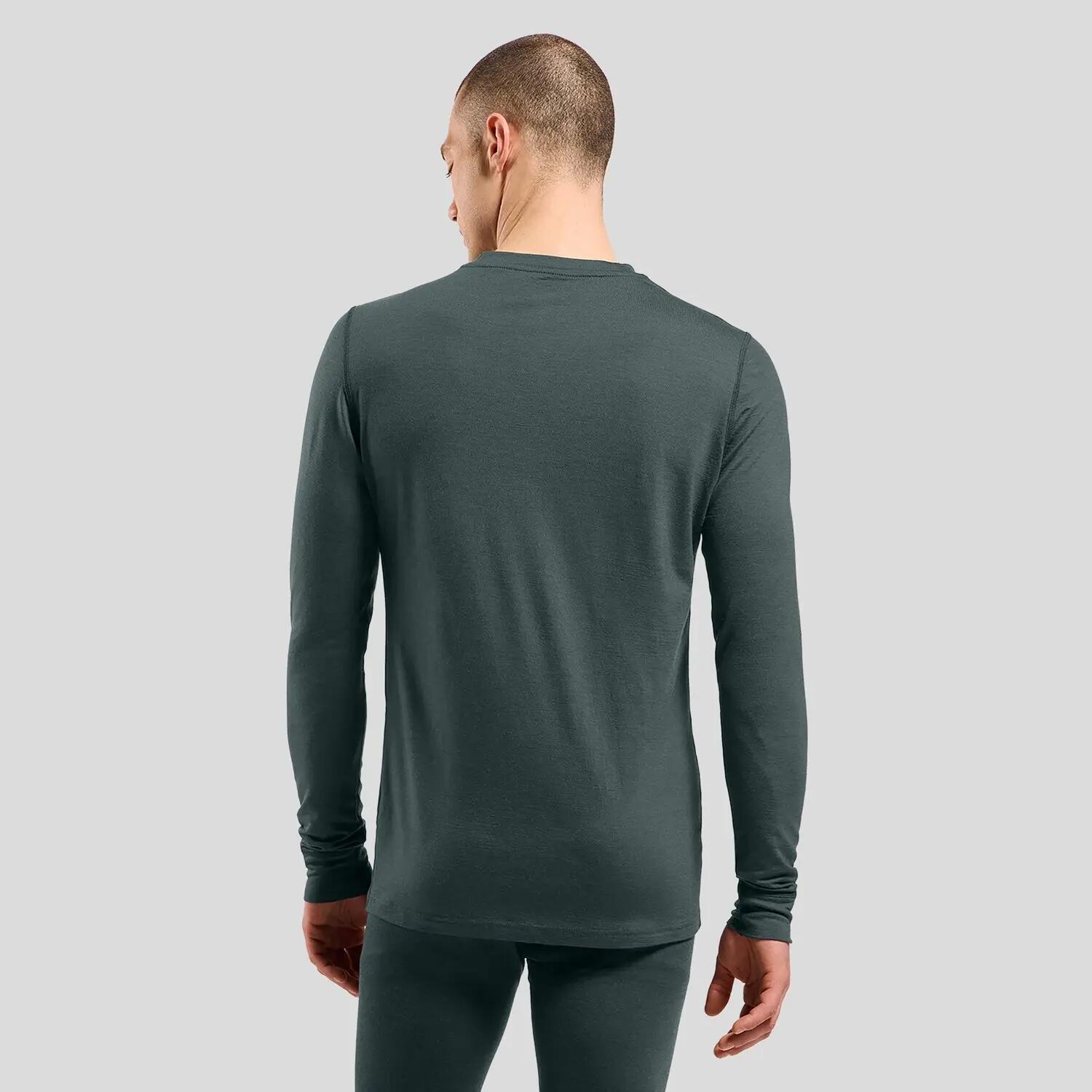 Bielizna termoaktywna z długim rękawem Odlo BL TOP crew neck l/s MERINO 200 2/7