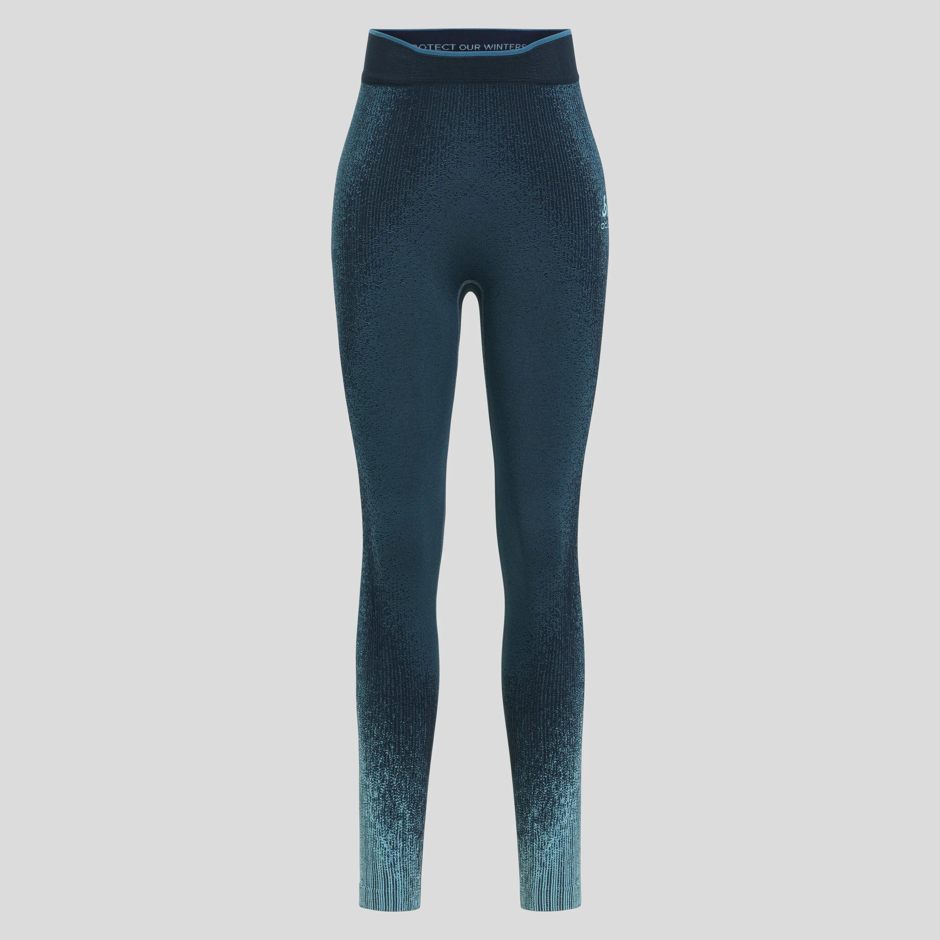Legginsy termoaktywne damskie Odlo Blackcomb Eco BL Bottom Long 6/7